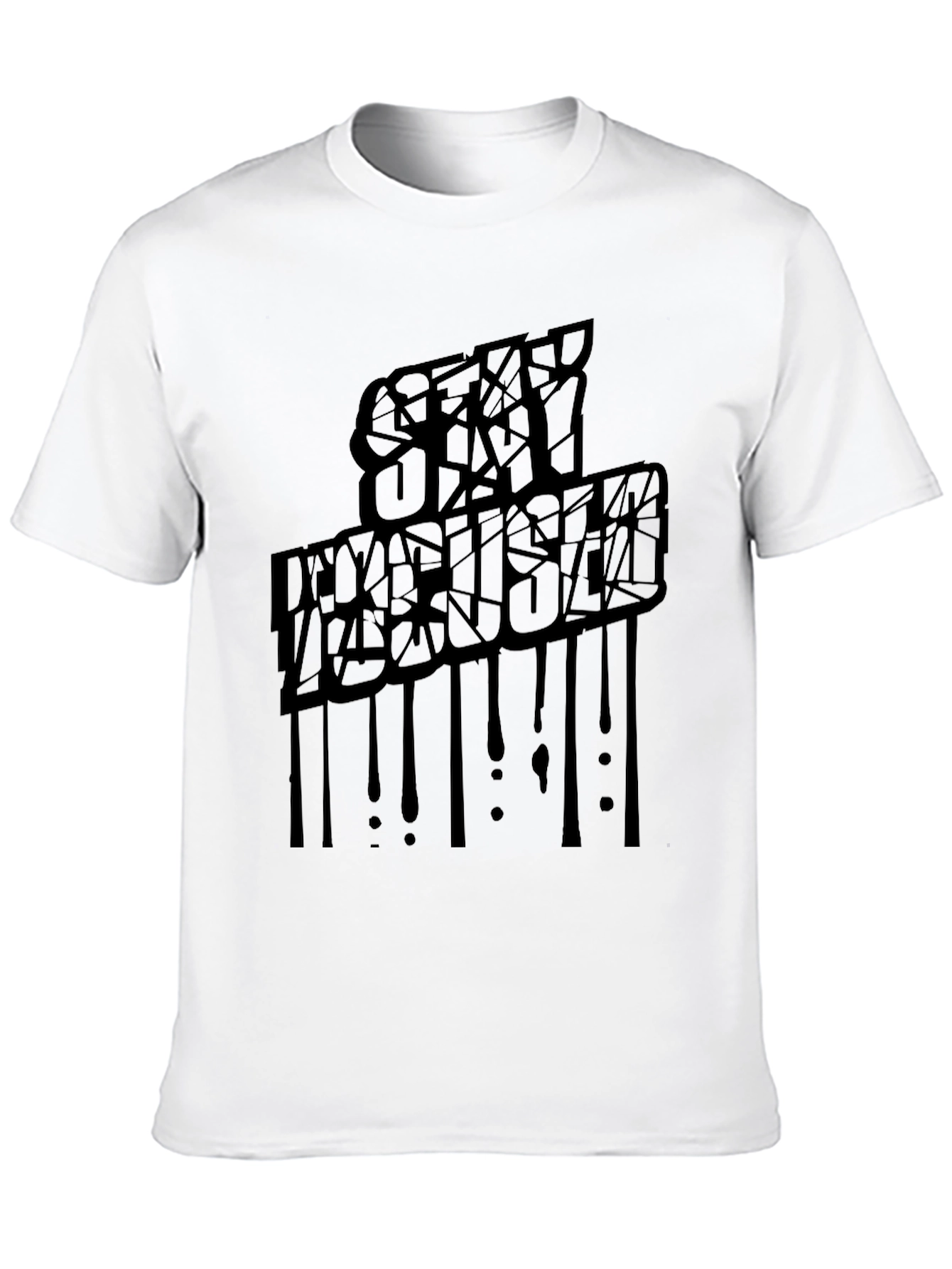 Stay Focused Black Graphic Tee - Stylish & Unique