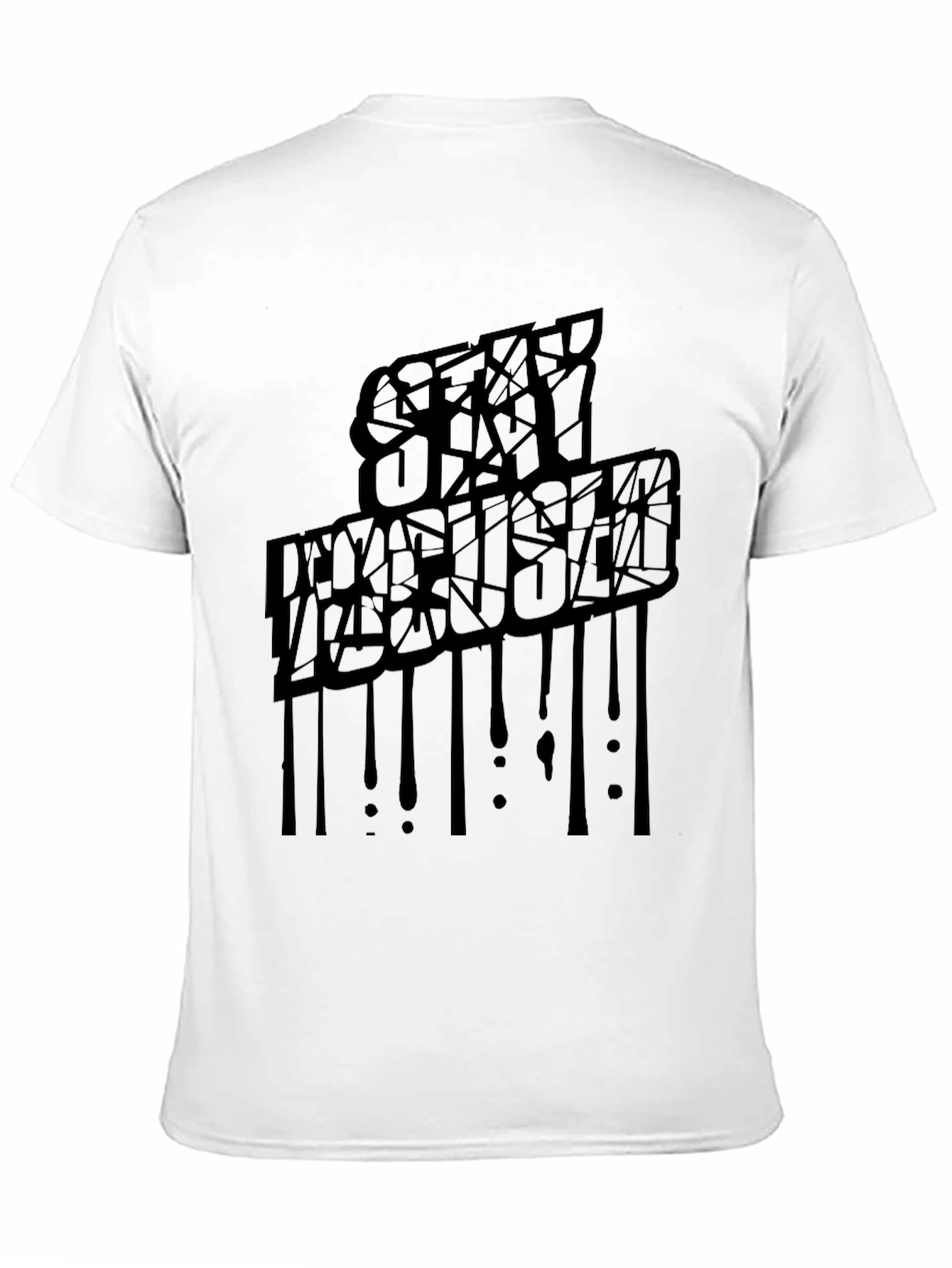 Stay Focused Black Graphic Tee - Stylish & Unique
