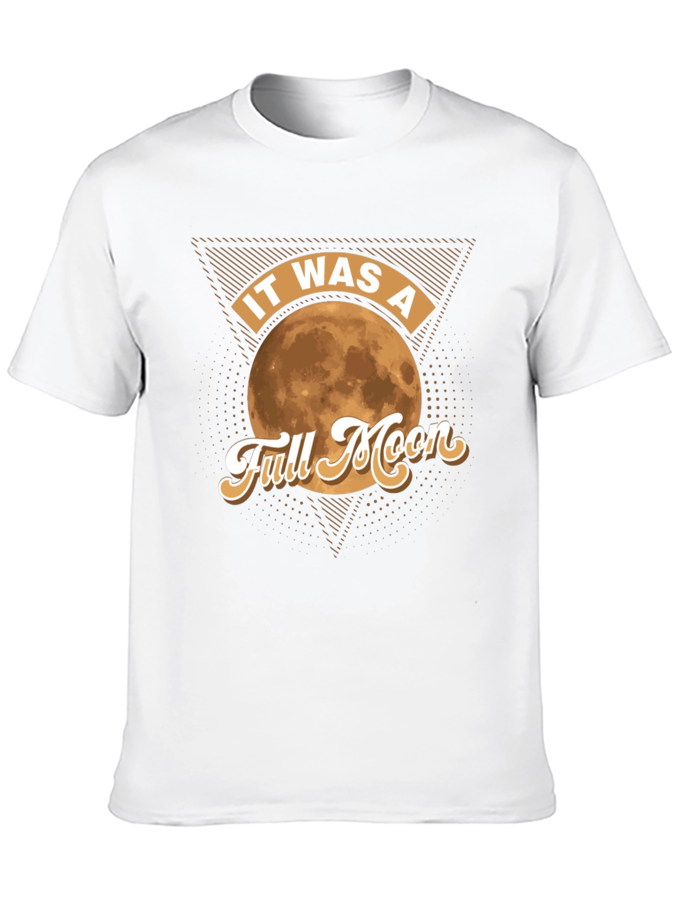 Full Moon Graphic Tee - Retro Style