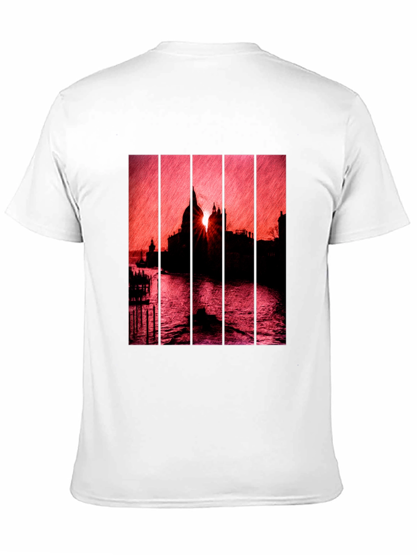 Venice Sunset Graphic Tee - Premium Comfort