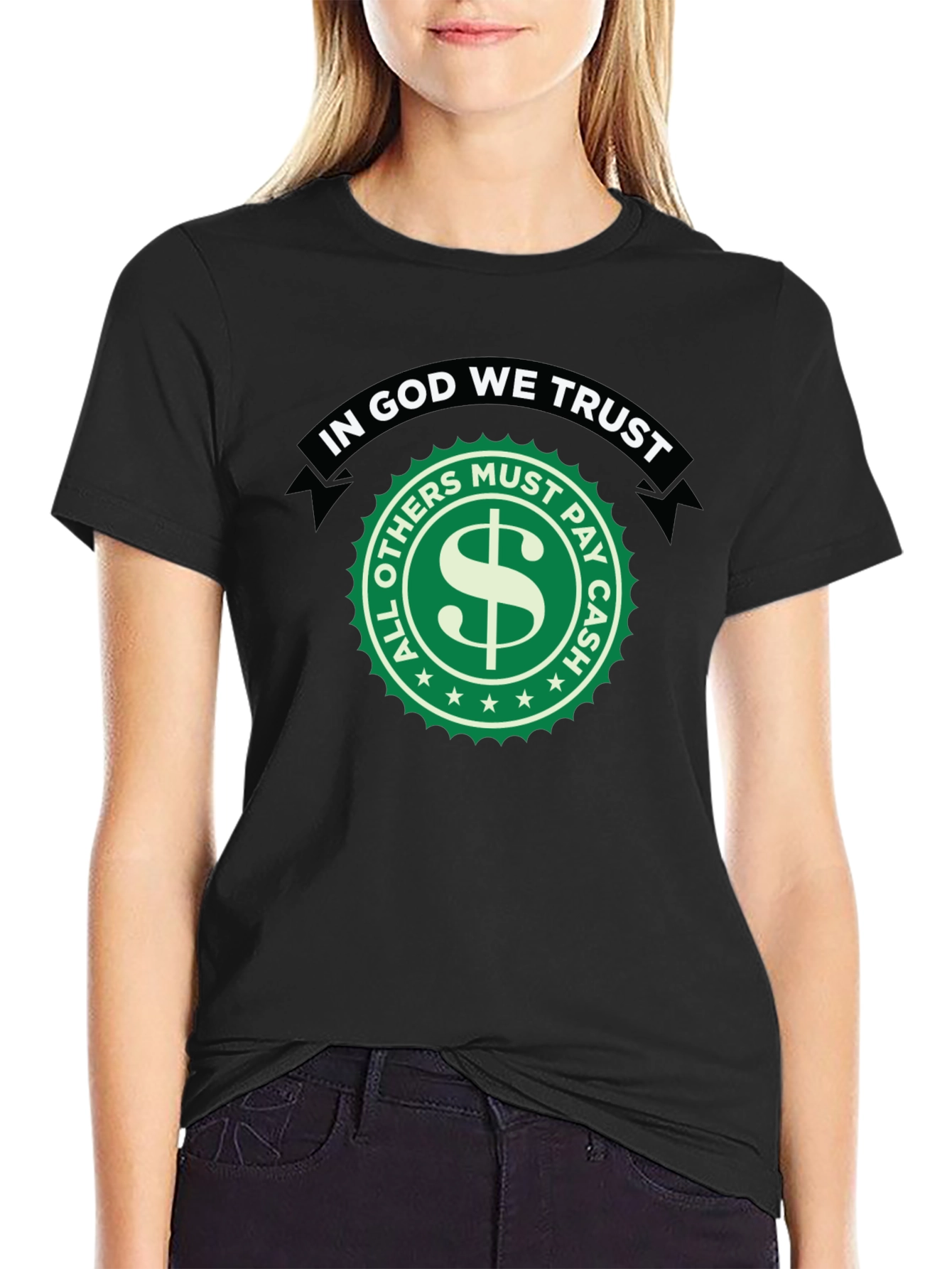 In God We Trust Novelty Graphic T-Shirt
