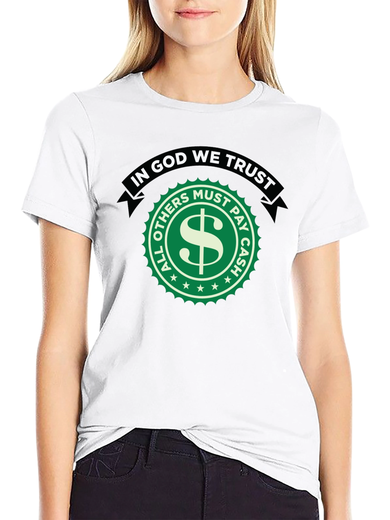 In God We Trust Novelty Graphic T-Shirt