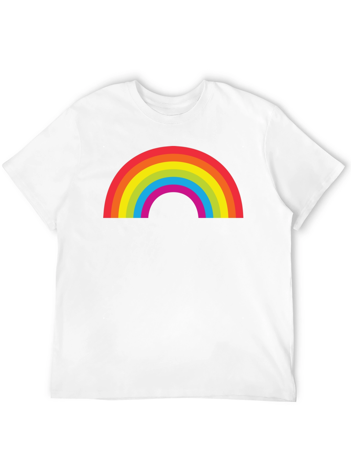 Rainbow Graphic Black T-Shirt