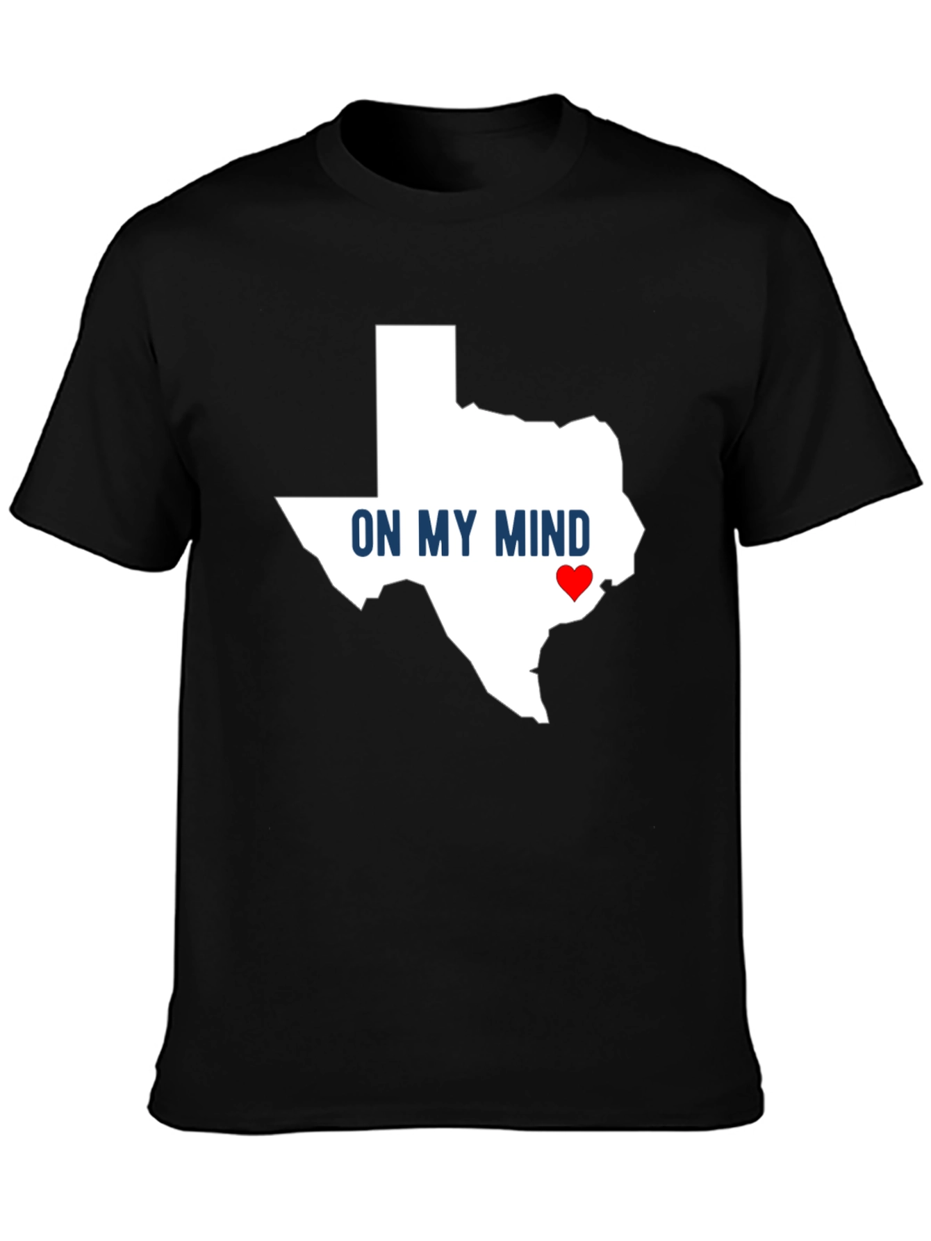 Texas On My Mind T-Shirt - State Pride