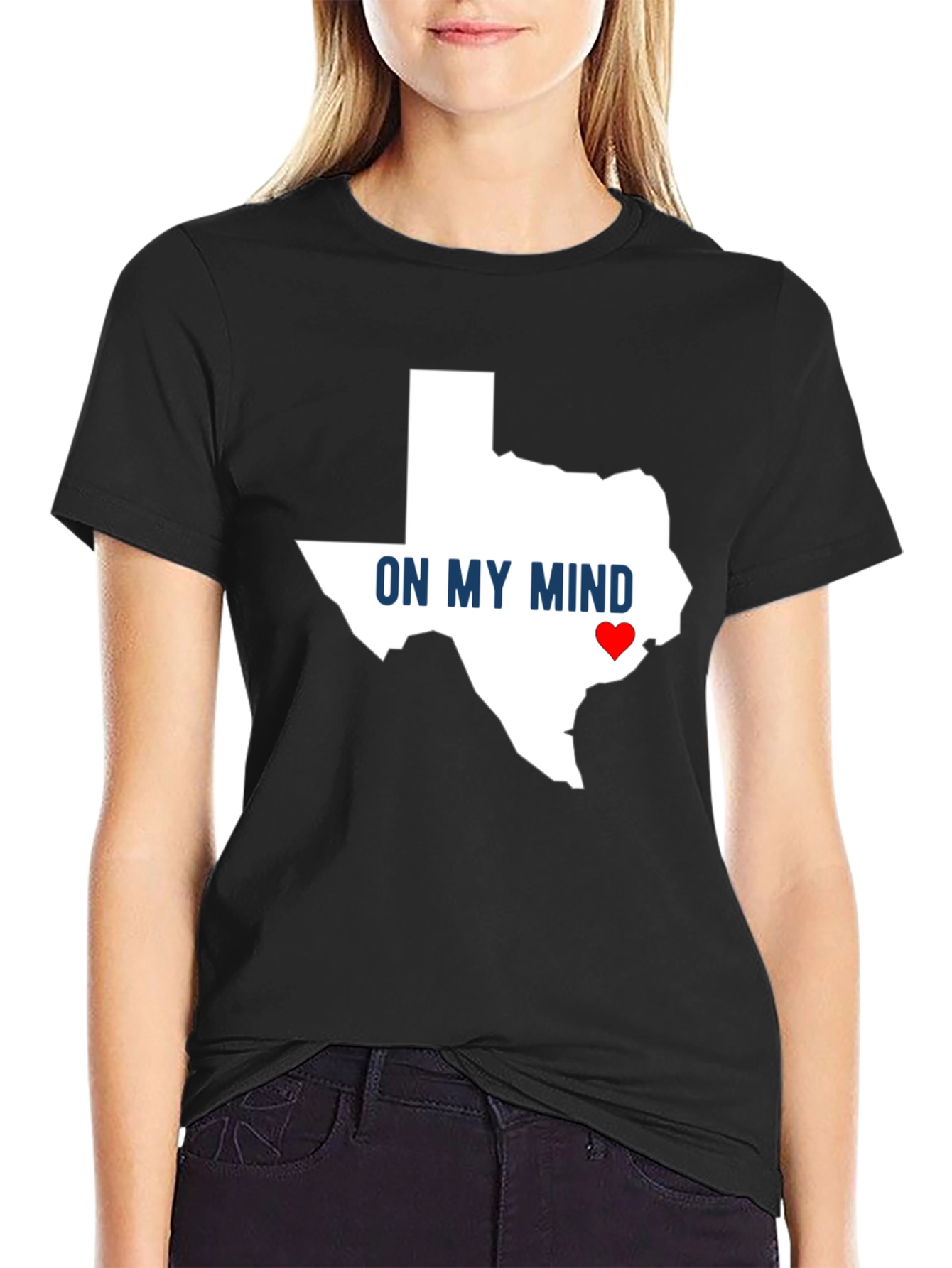 Texas On My Mind T-Shirt - State Pride