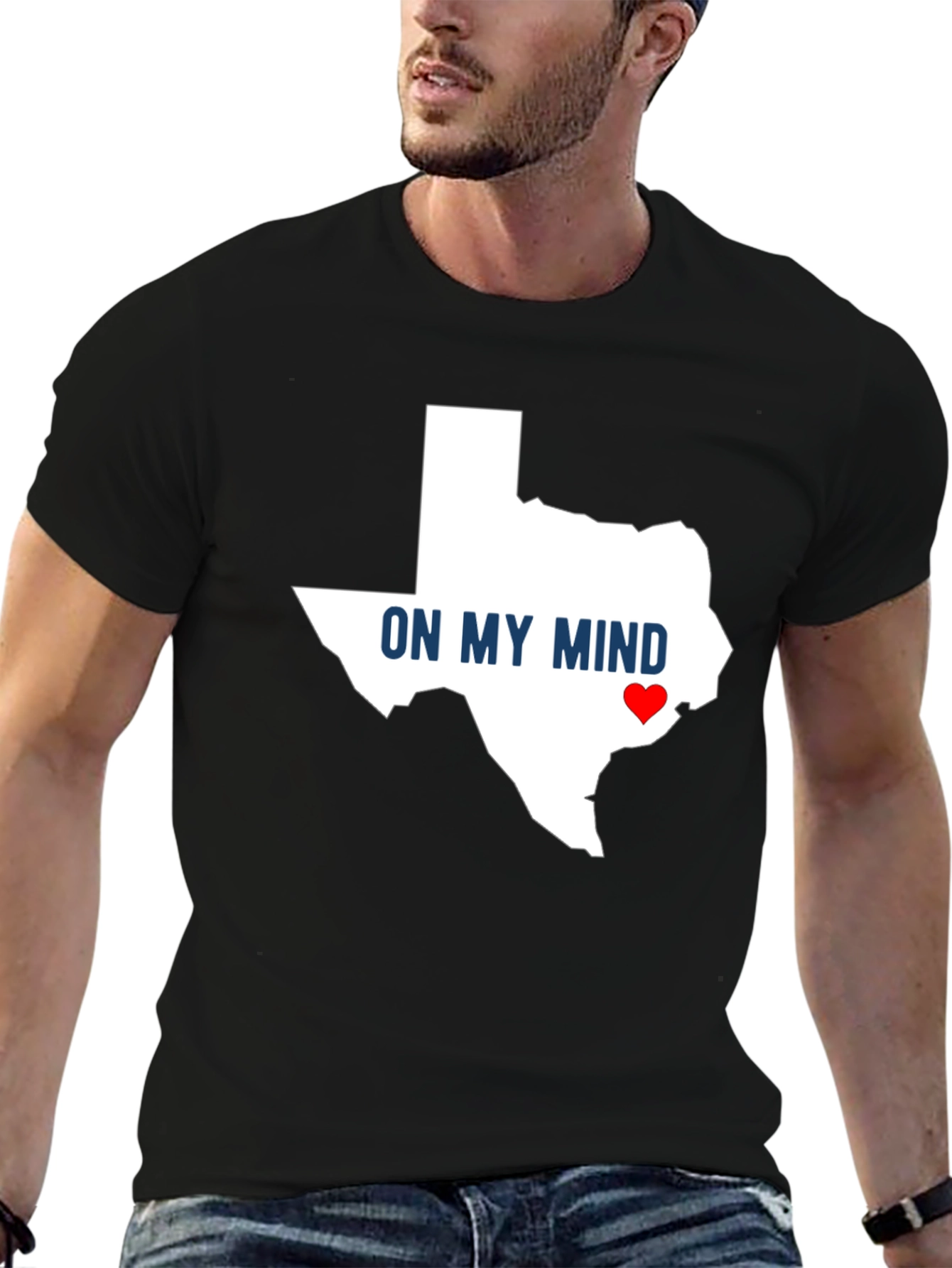 Texas On My Mind T-Shirt - State Pride