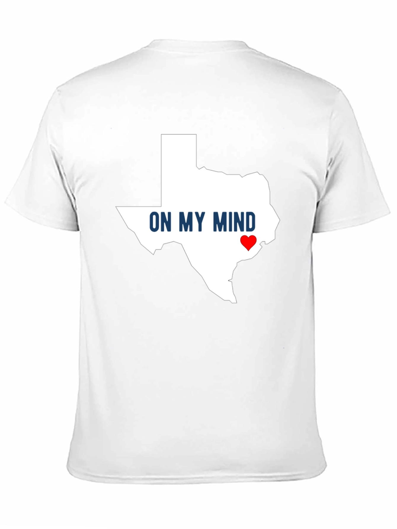 Texas On My Mind T-Shirt - State Pride
