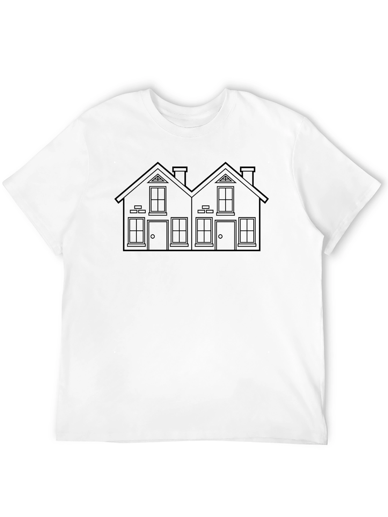 Twin House T-Shirt - Urban Style Tee