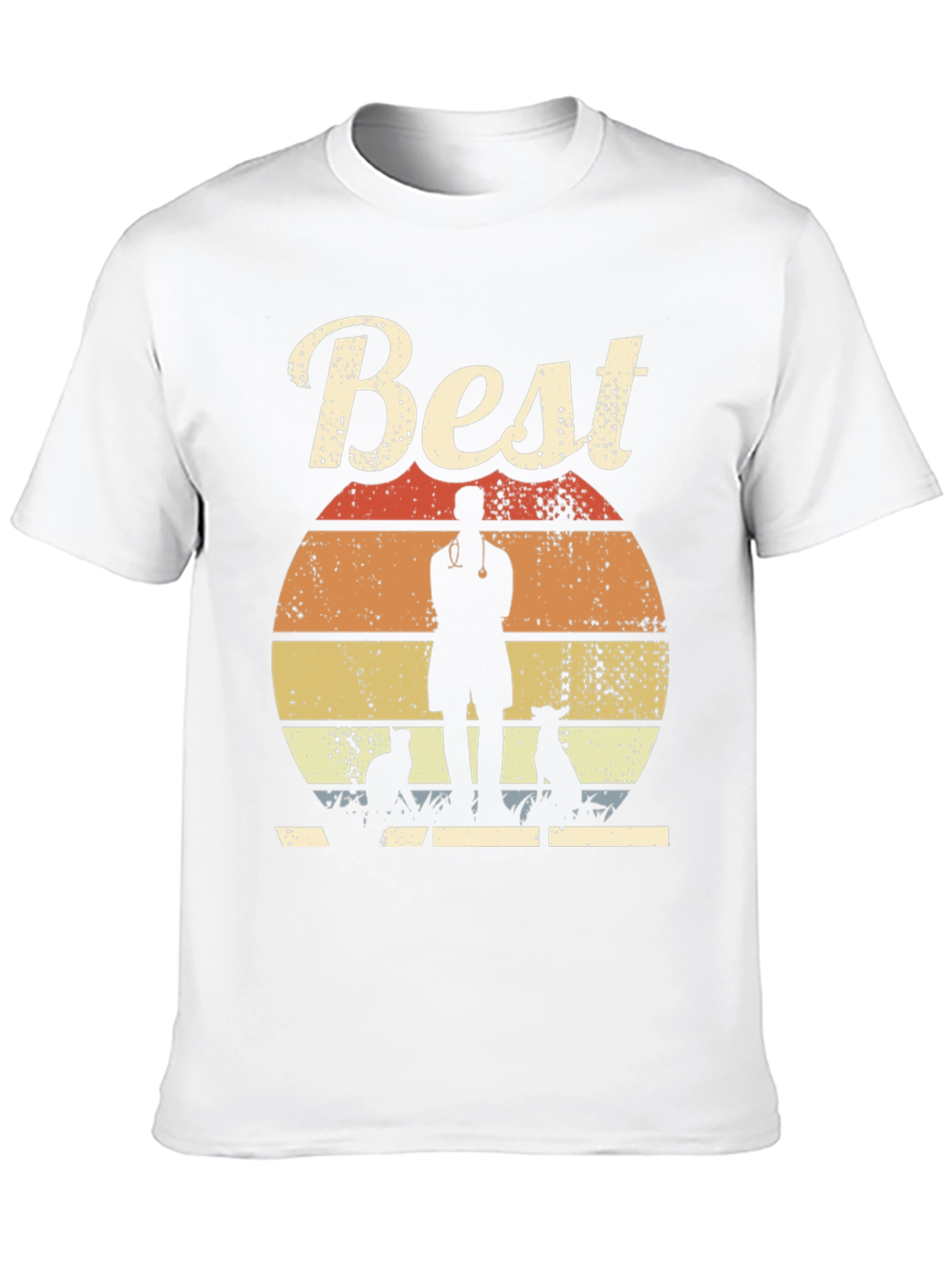 Best Veterinarian T-Shirt Retro Style Vet Tee