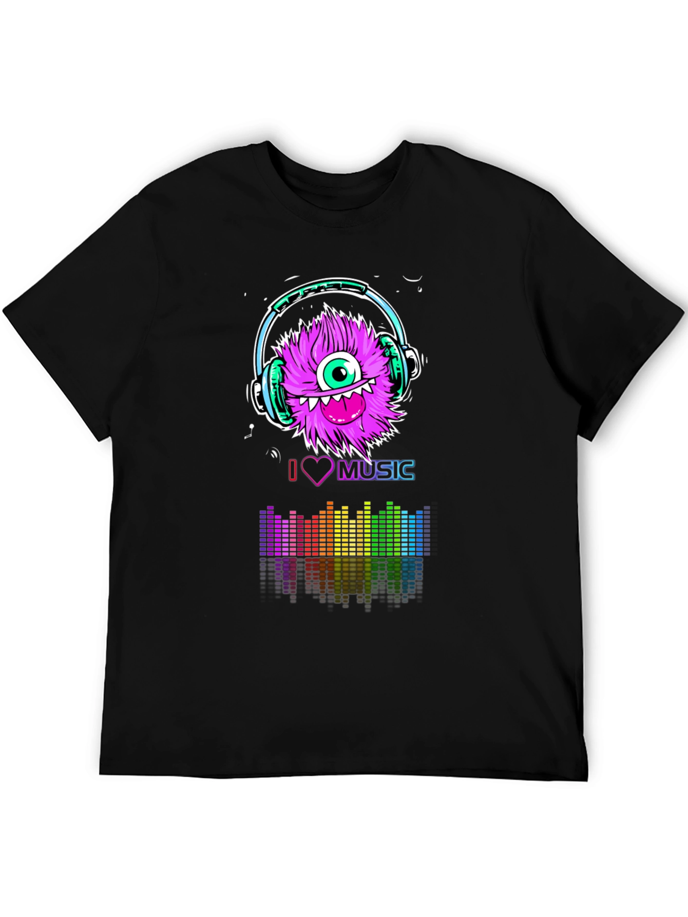 Funky Music Lovers Graphic T-Shirt