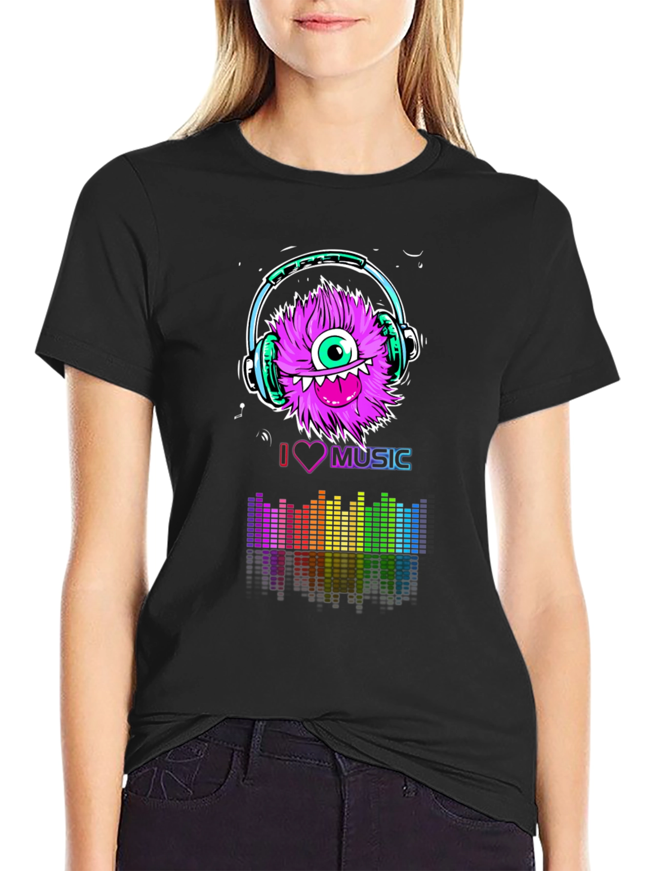 Funky Music Lovers Graphic T-Shirt