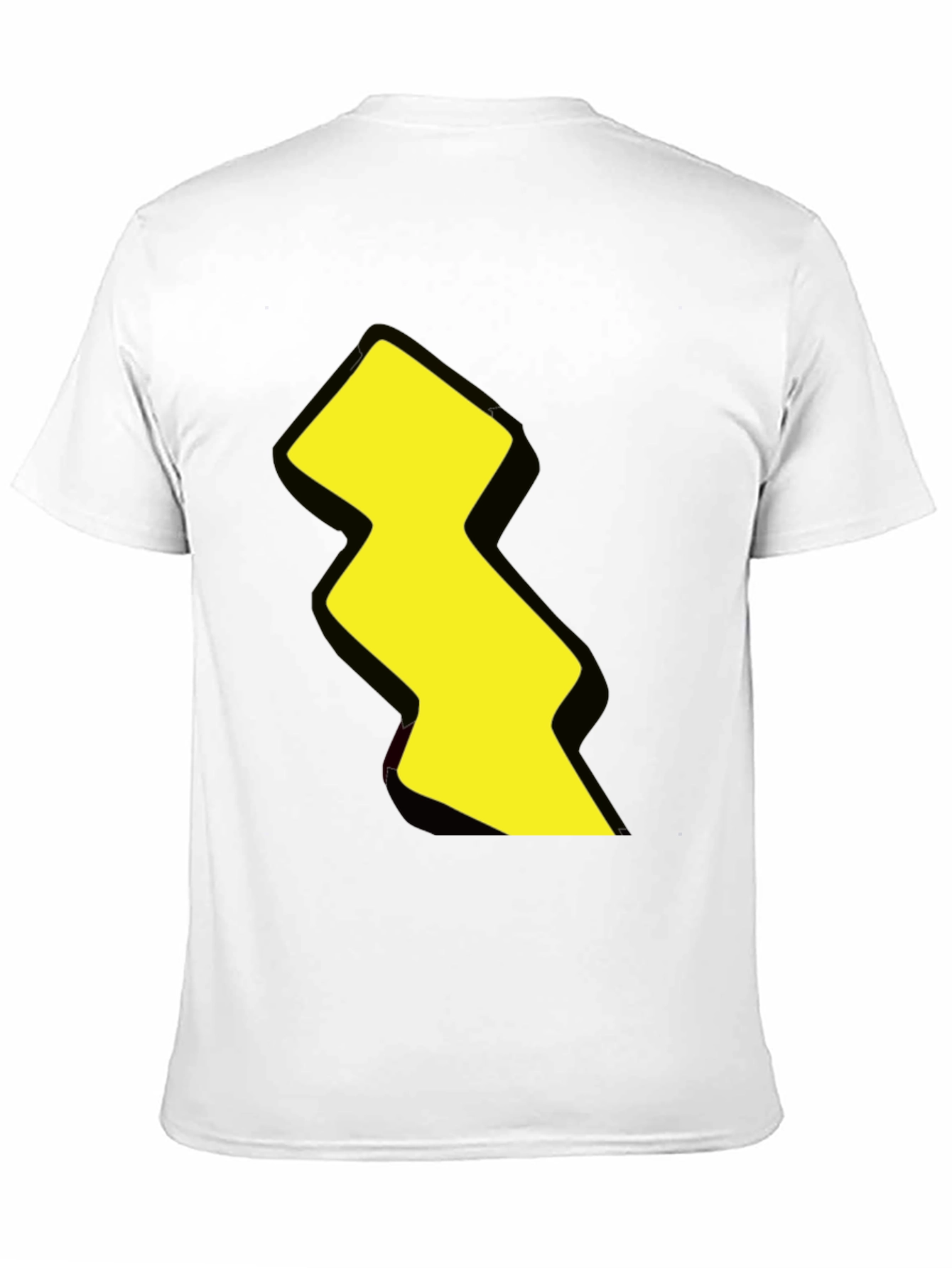 Pikachu Inspired Graphic Tee - Black Cotton Comfort