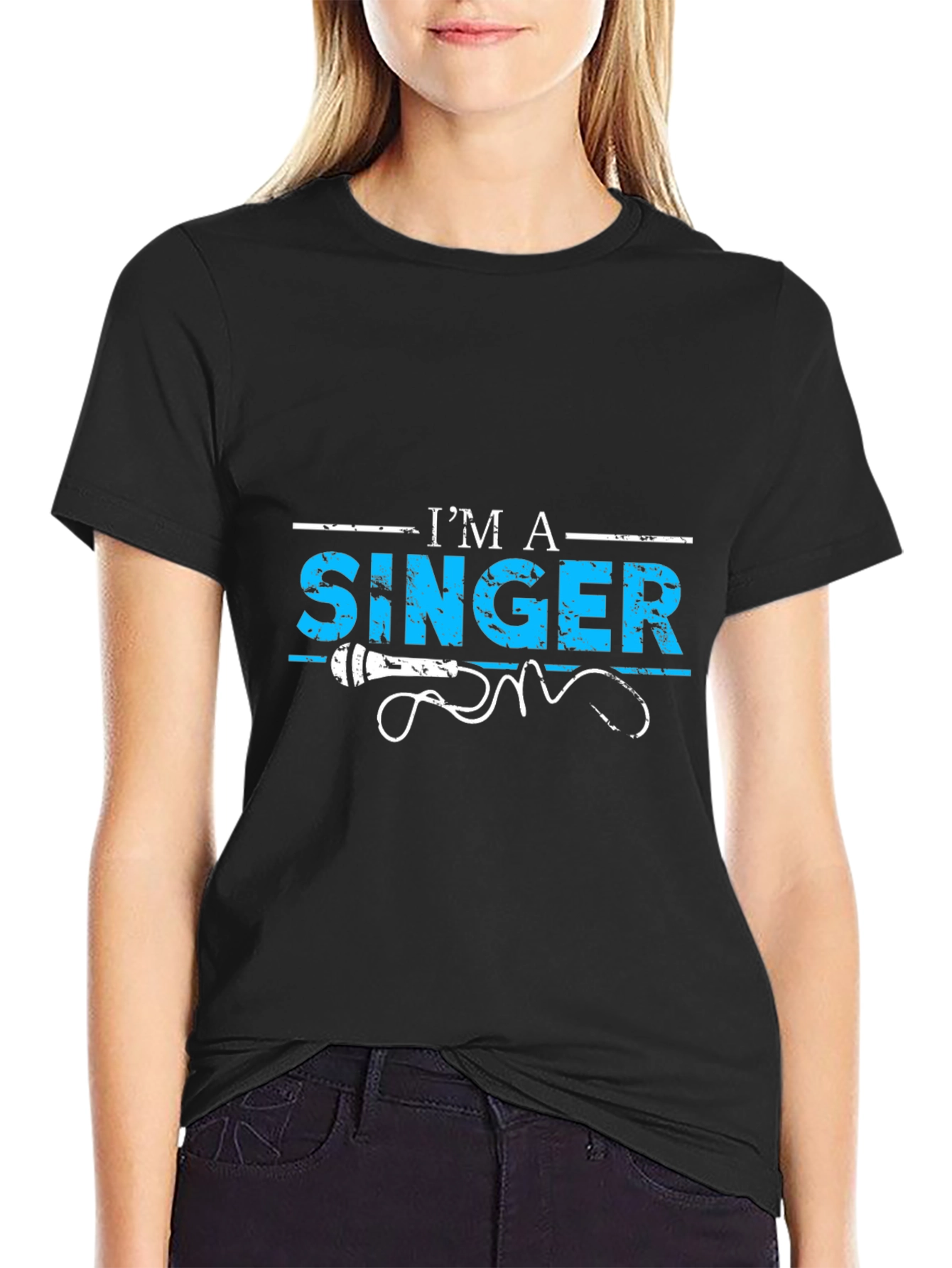 Im a Singer T-Shirt - Microphone Graphic Tee