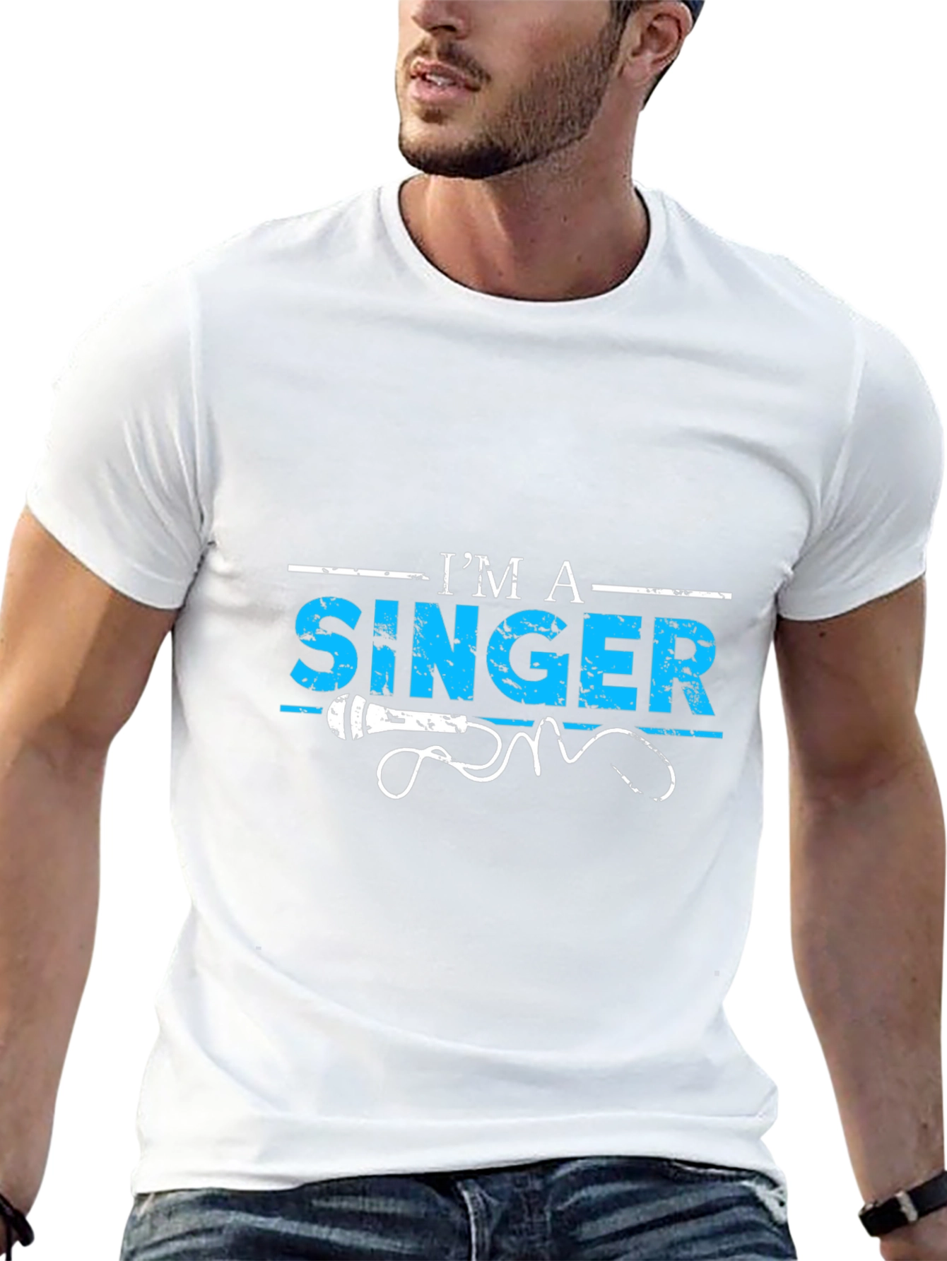 Im a Singer T-Shirt - Microphone Graphic Tee
