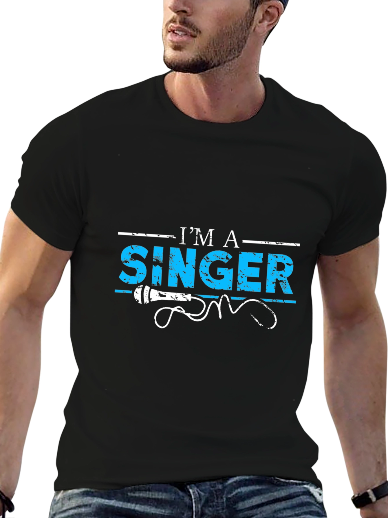 Im a Singer T-Shirt - Microphone Graphic Tee