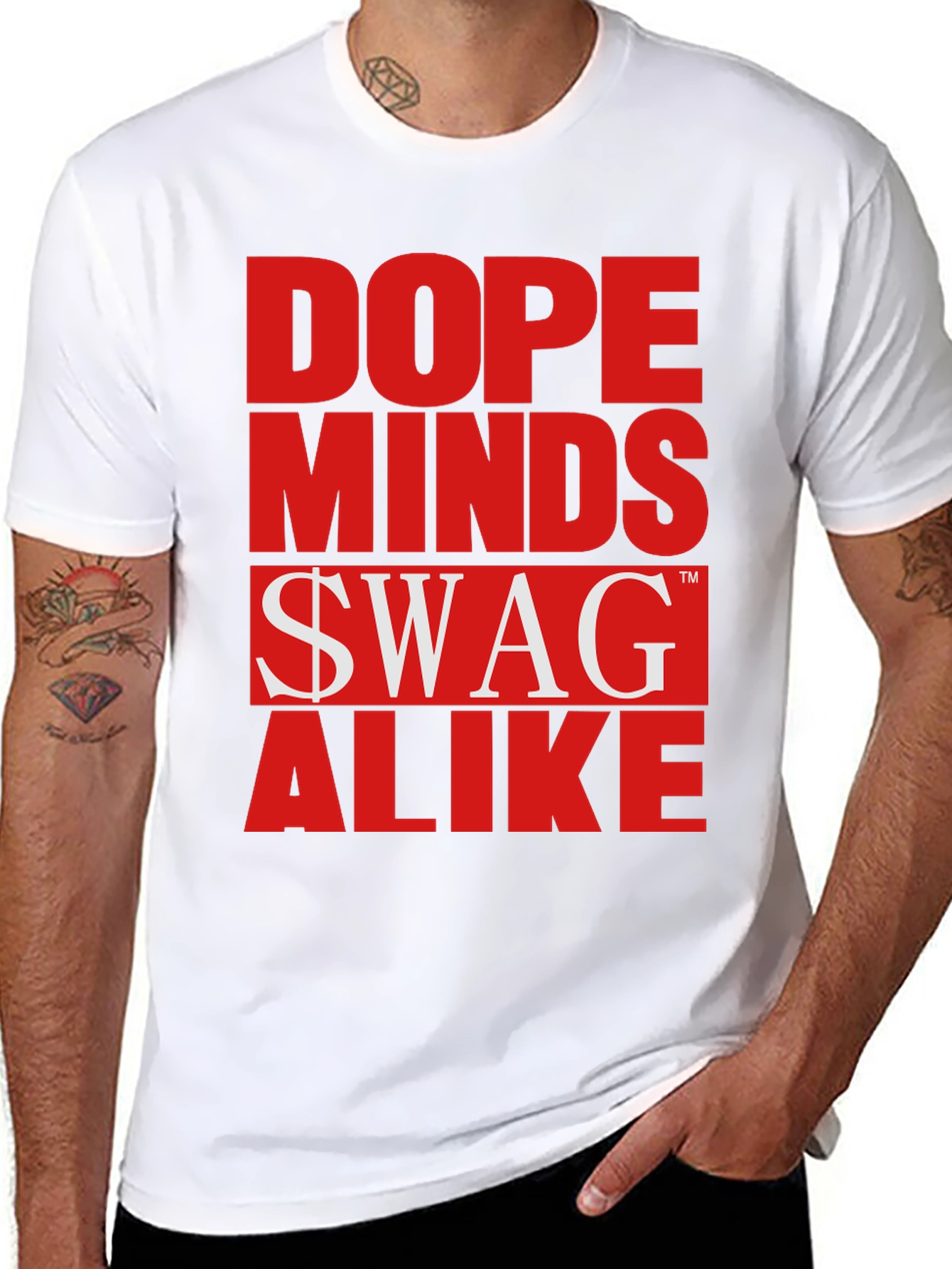 Dope Minds Swag Alike Graphic T-Shirt