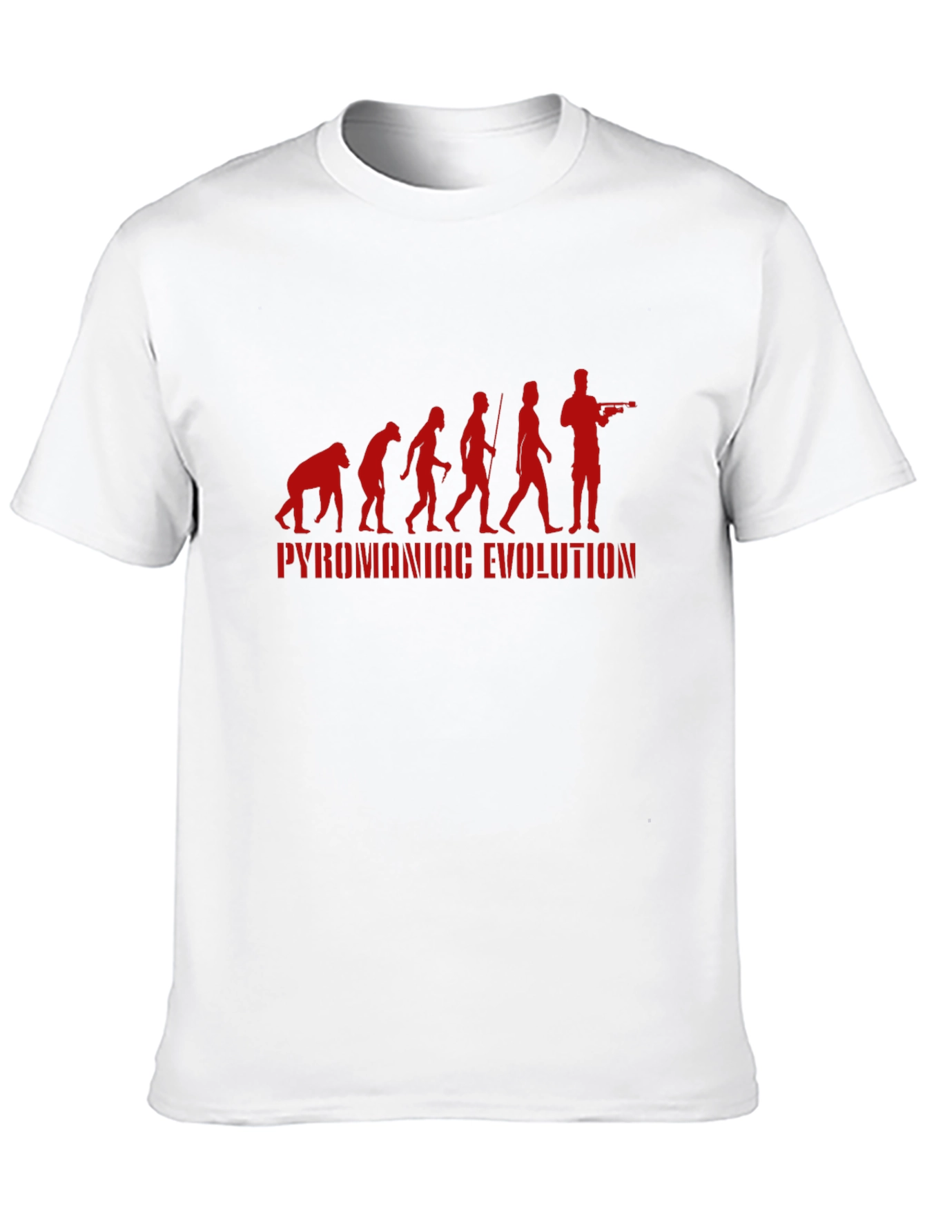 Pyromaniac Evolution T-Shirt - Funny Graphic Tee