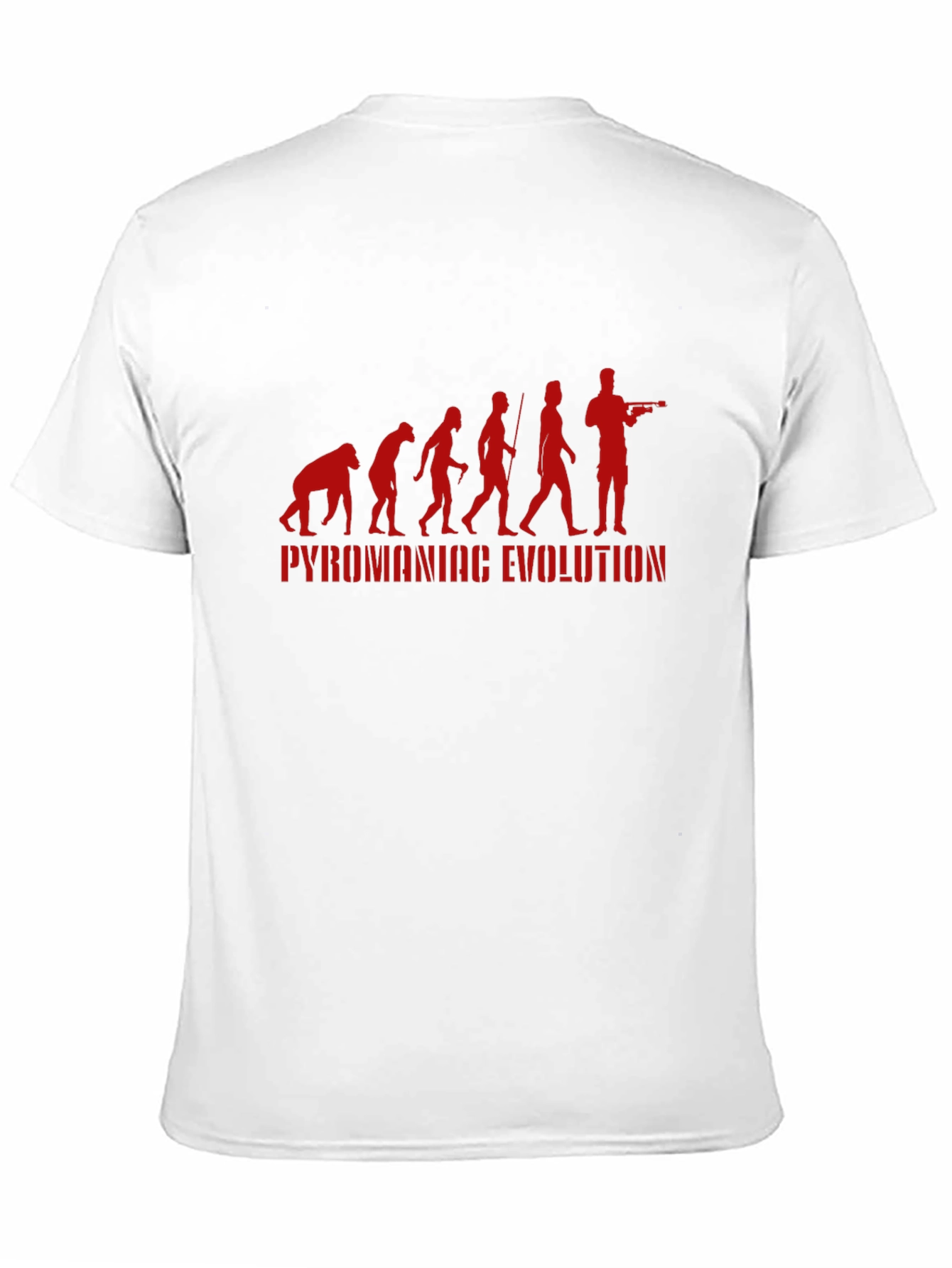 Pyromaniac Evolution T-Shirt - Funny Graphic Tee