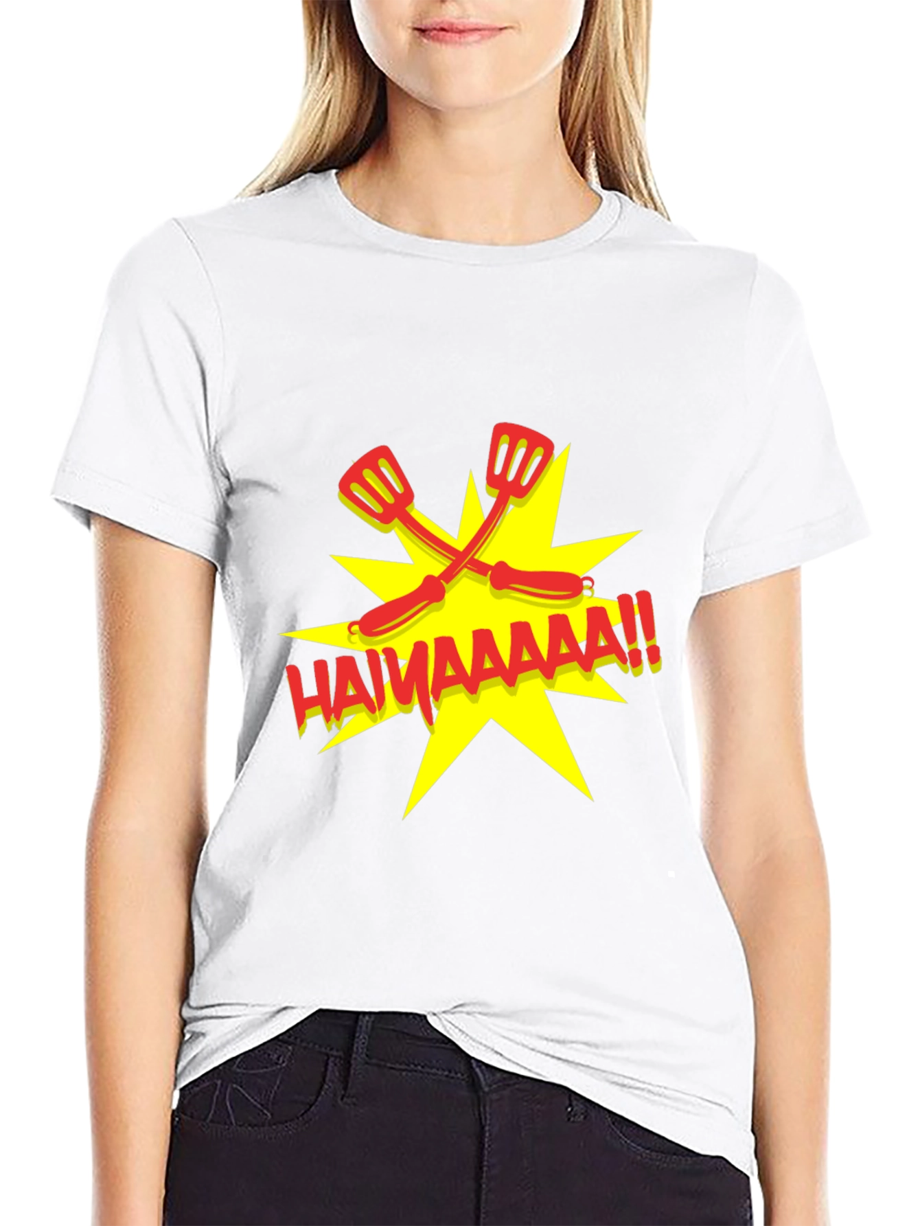 Funny BBQ Spatula T-Shirt - HAMAAAAA!!