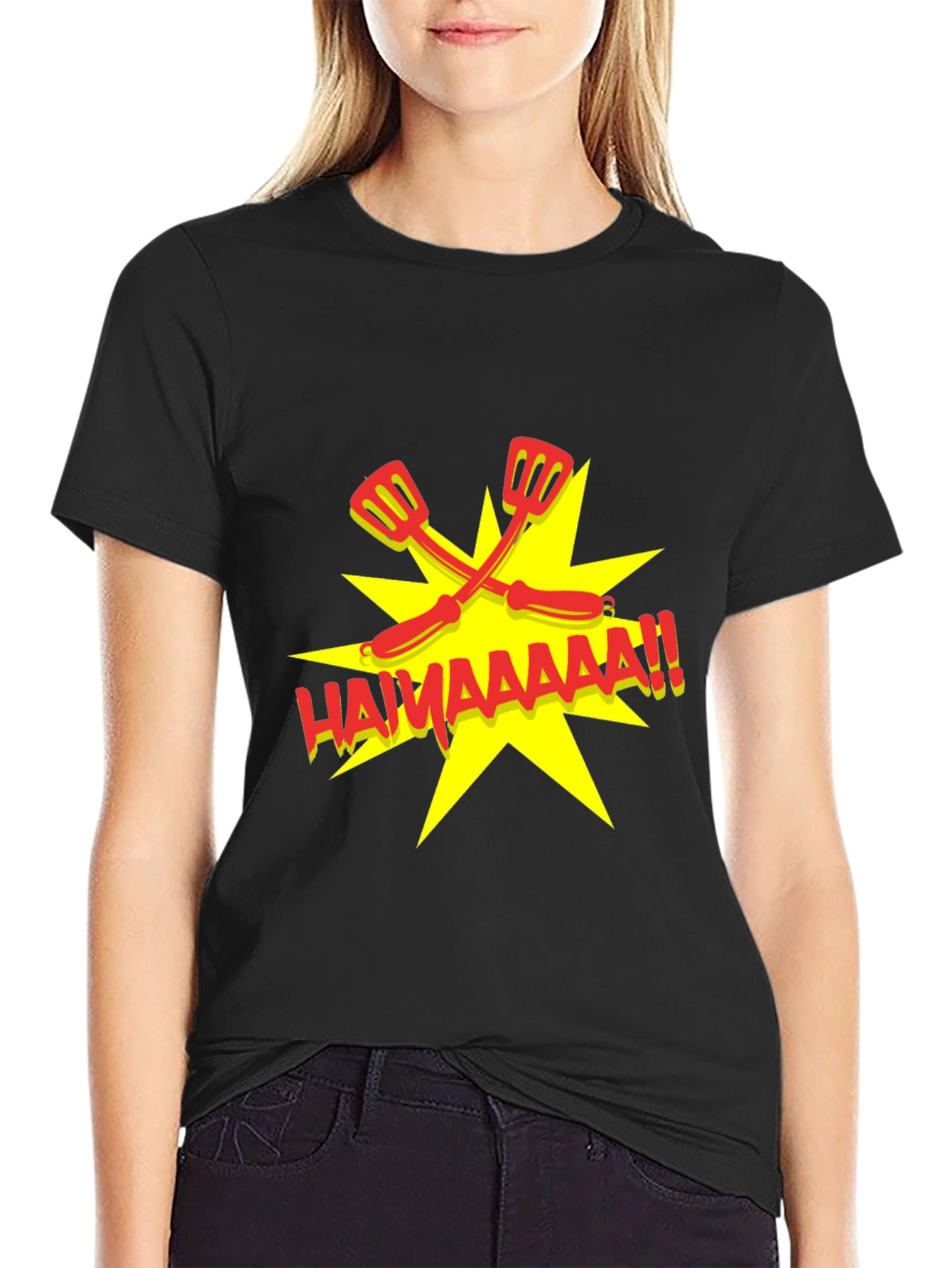 Funny BBQ Spatula T-Shirt - HAMAAAAA!!