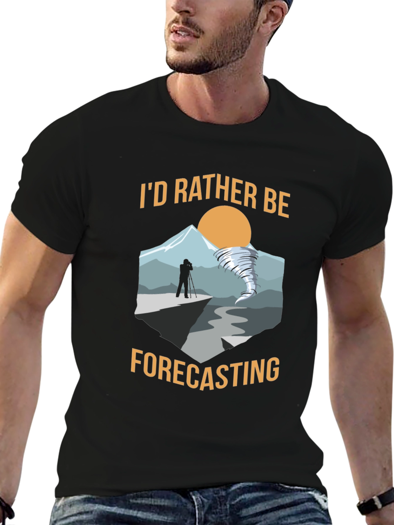 Id Rather Be Forecasting Graphic T-Shirt