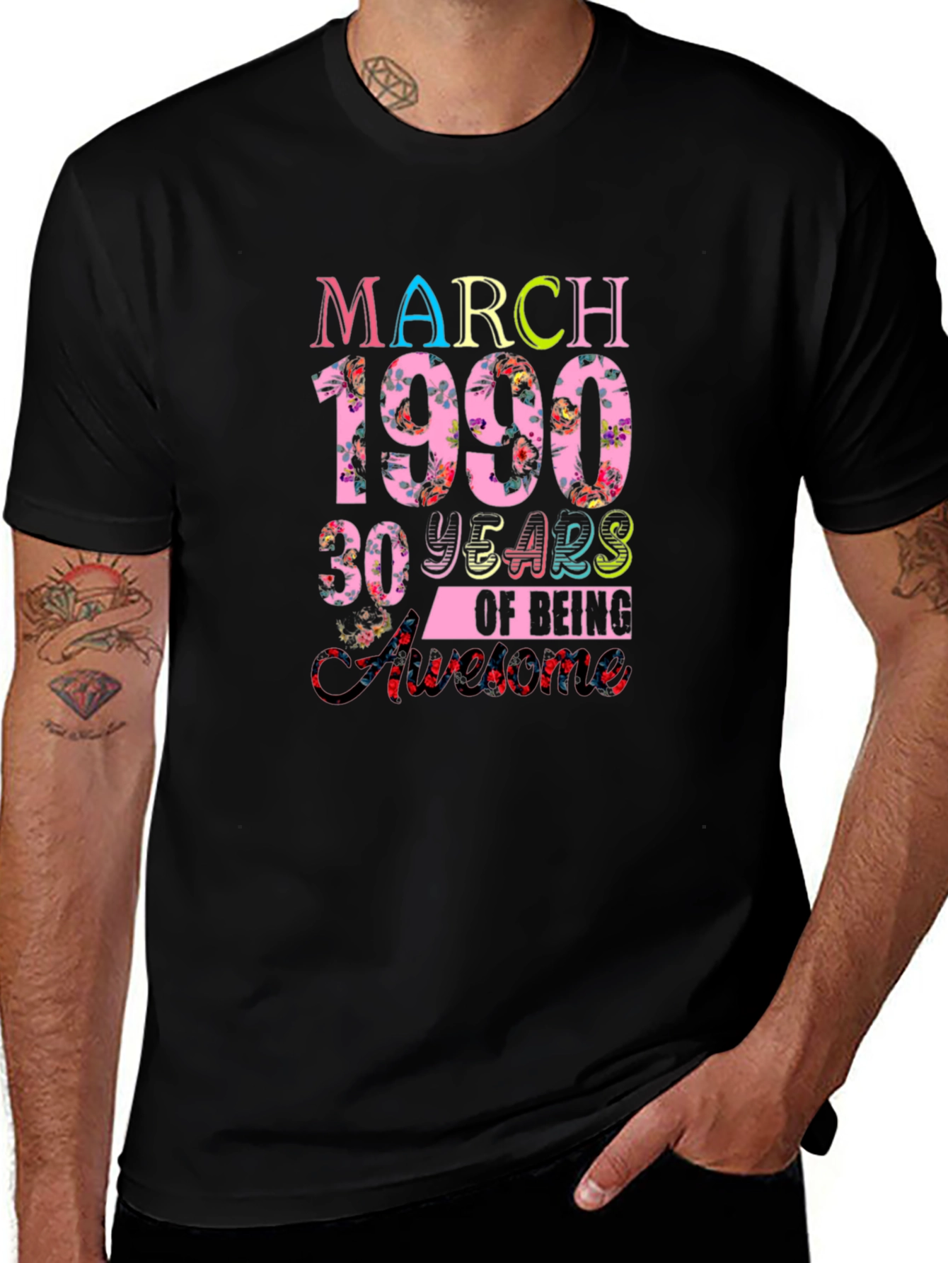 March 1990 30 Years of Being Awesome T-Shirt