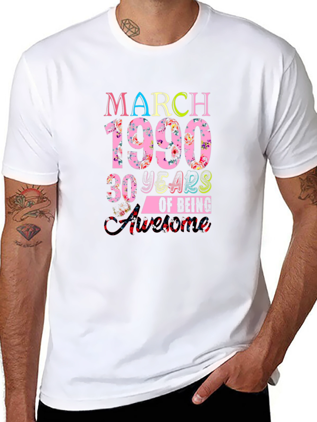 March 1990 30 Years of Being Awesome T-Shirt