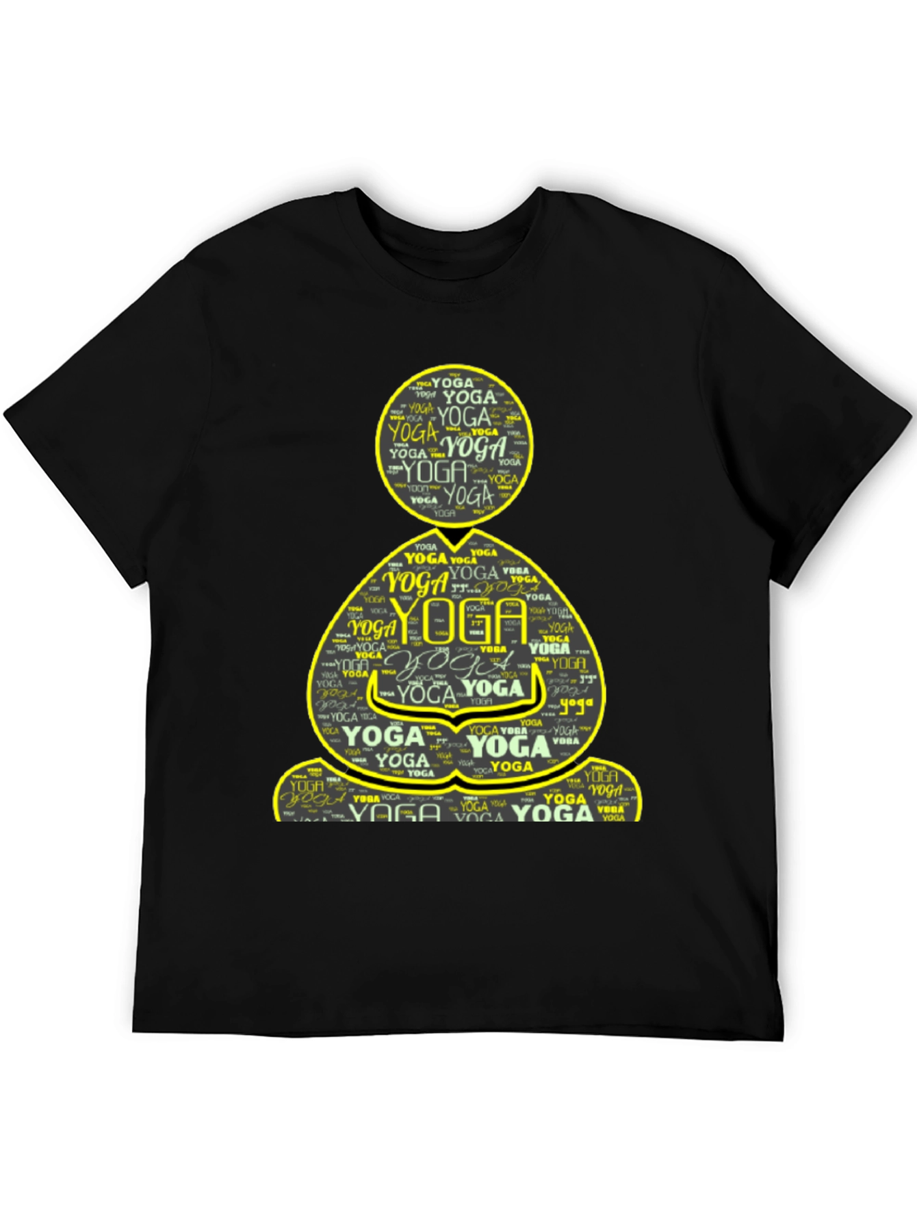 Yoga Word Art T-Shirt
