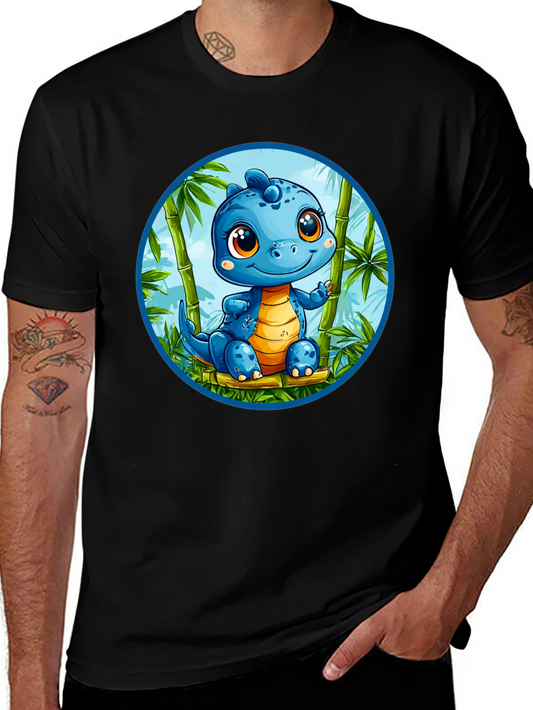 Cute Dinosaur Graphic T-Shirt