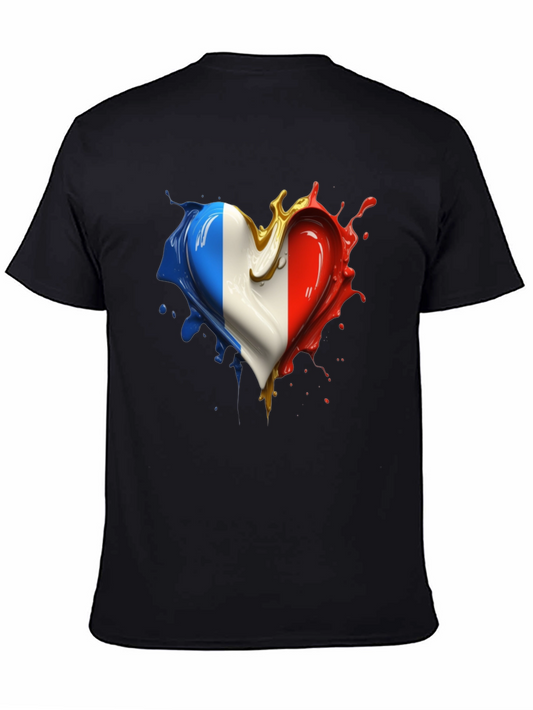 French Flag Heart T-Shirt