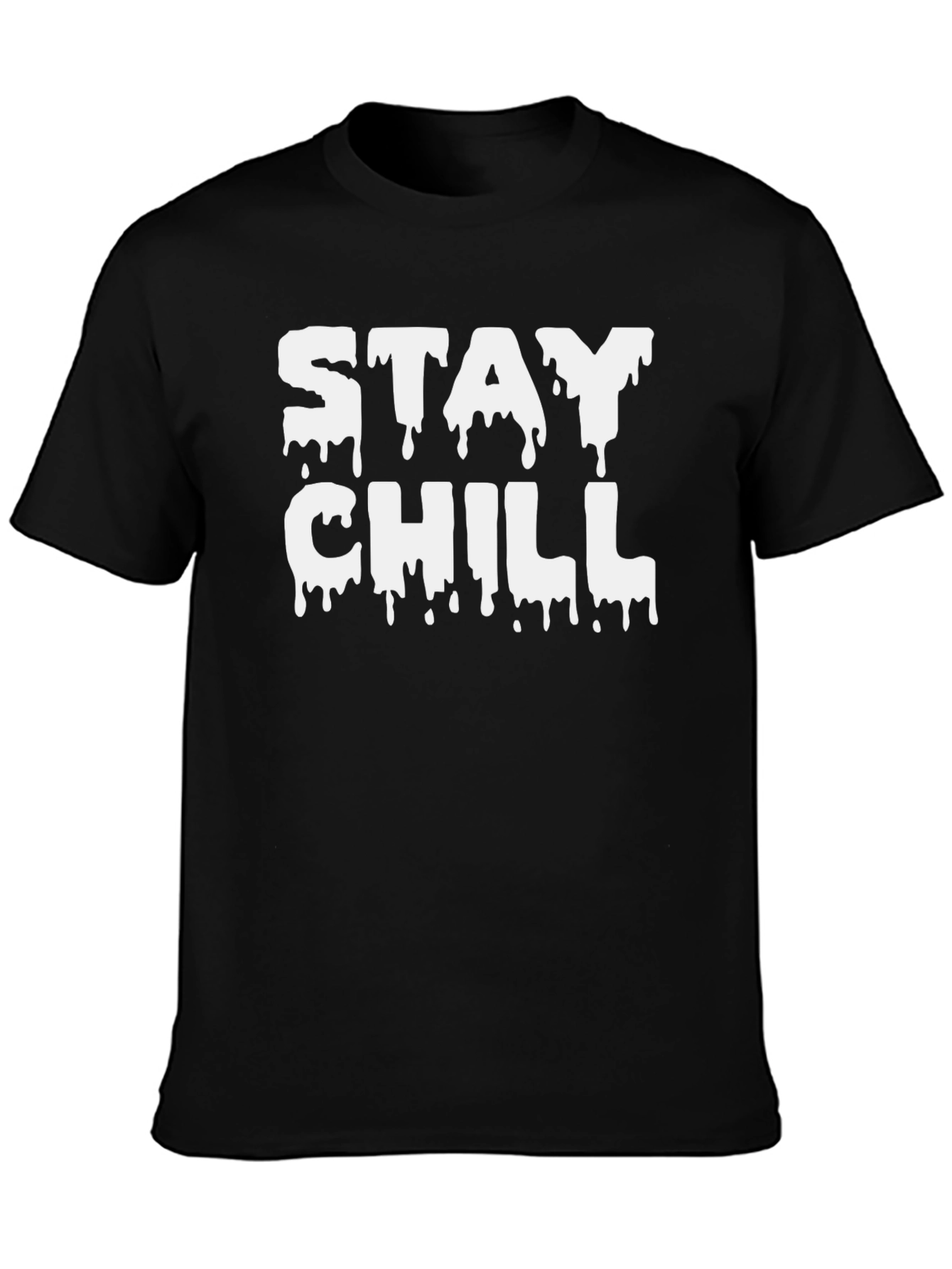 Stay Chill Graphic Tee - Mens Black T-Shirt