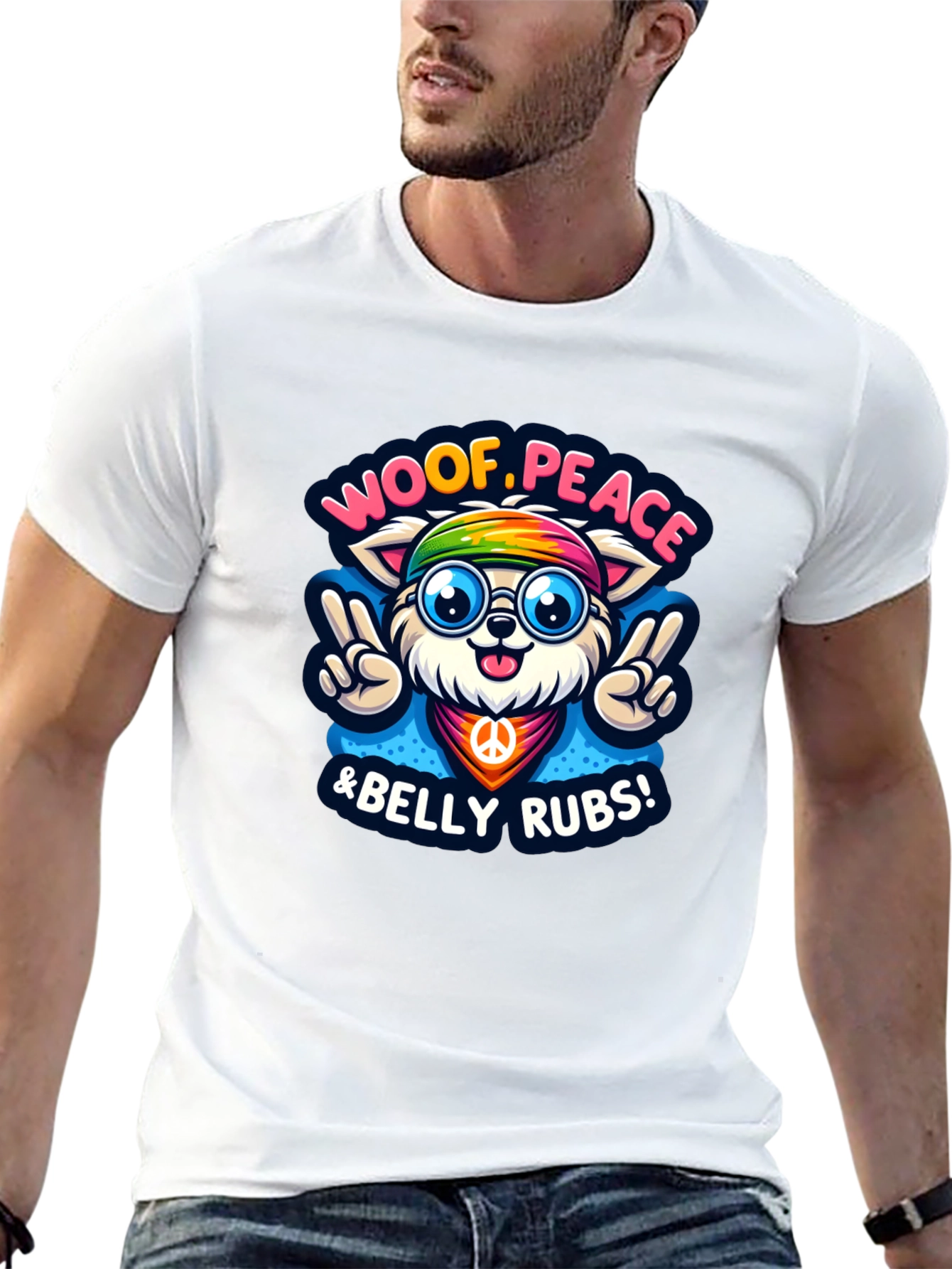 Woof Peace & Belly Rubs T-Shirt