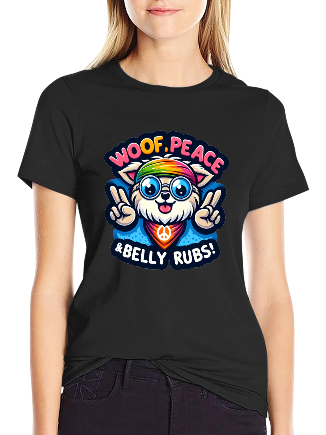 Woof Peace & Belly Rubs T-Shirt