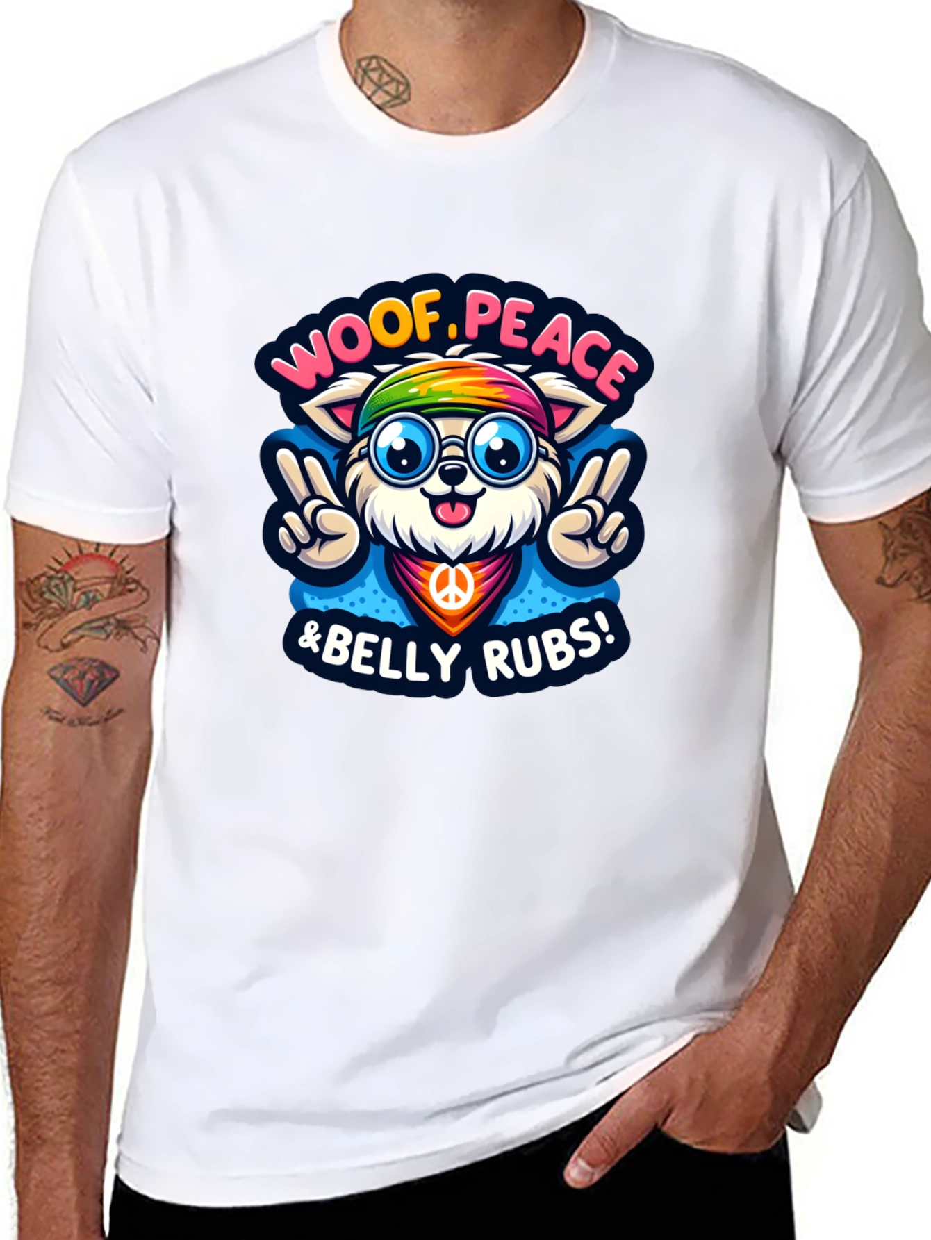 Woof Peace & Belly Rubs T-Shirt