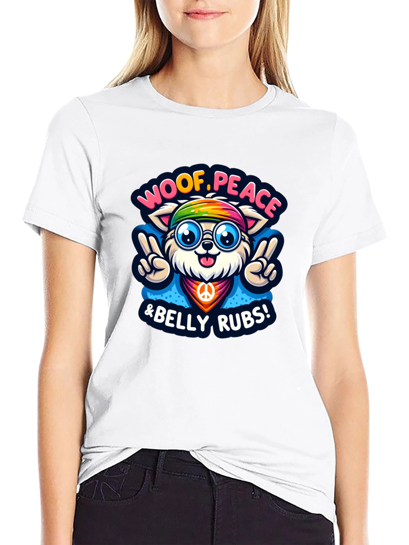 Woof Peace & Belly Rubs T-Shirt