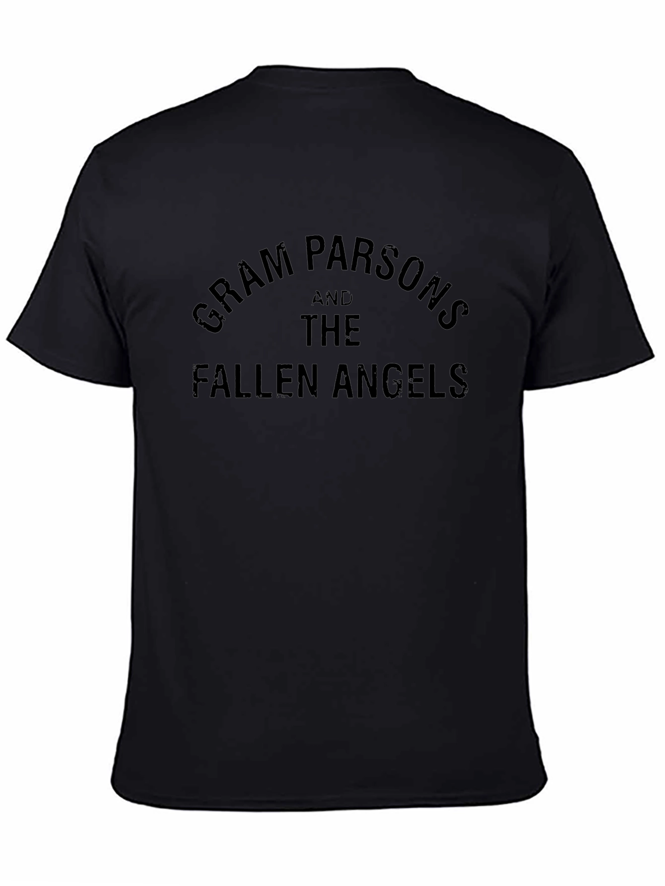 Gram Parsons & The Fallen Angels Black T-Shirt