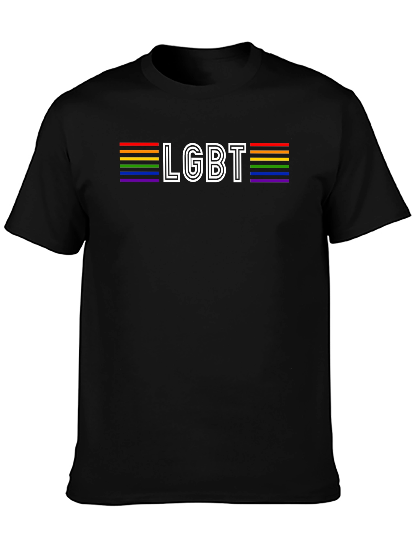 LGBT Pride Rainbow Graphic T-Shirt