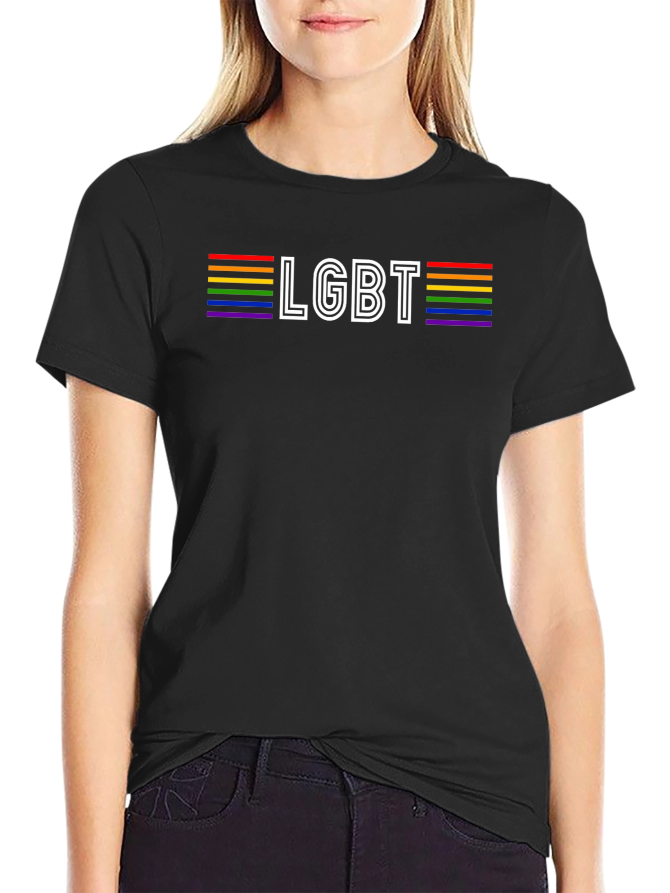 LGBT Pride Rainbow Graphic T-Shirt