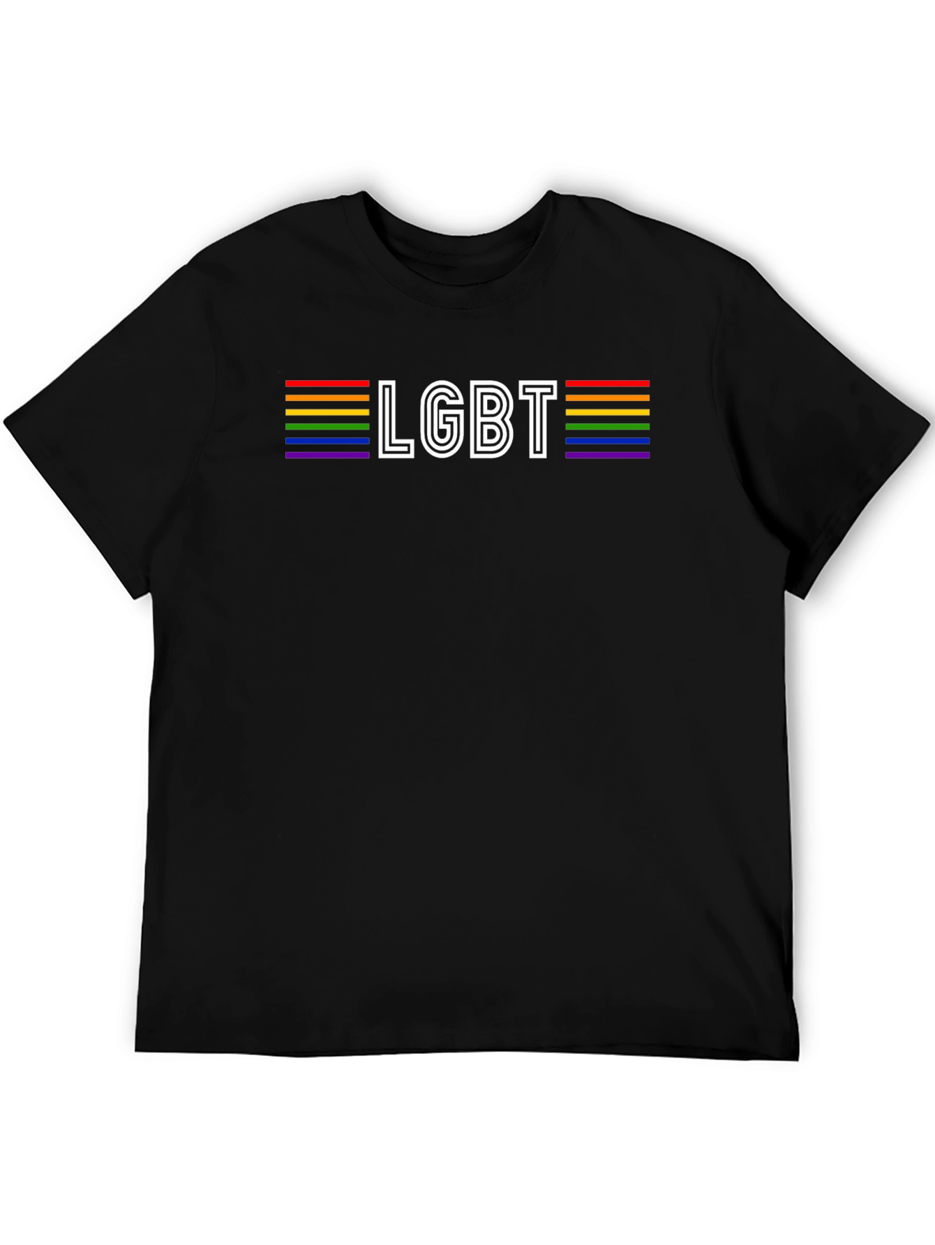 LGBT Pride Rainbow Graphic T-Shirt
