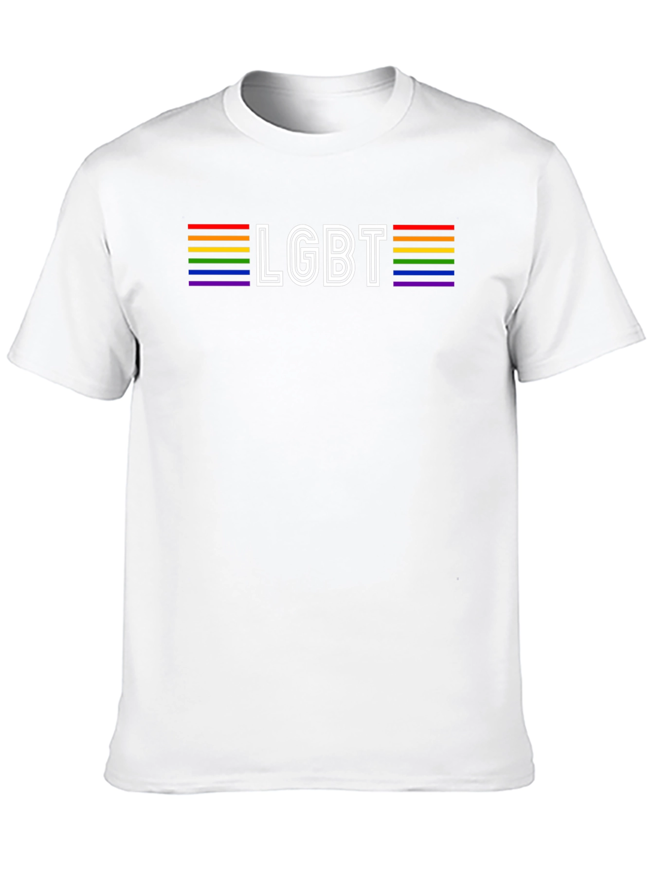 LGBT Pride Rainbow Graphic T-Shirt