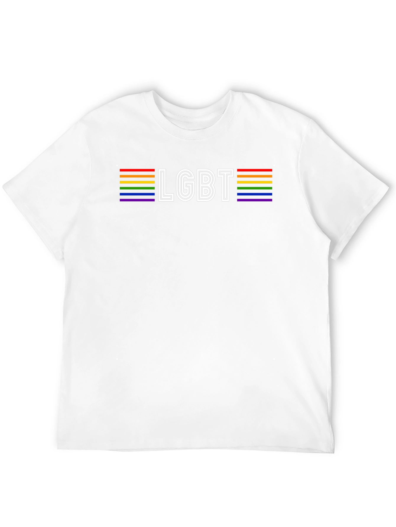 LGBT Pride Rainbow Graphic T-Shirt