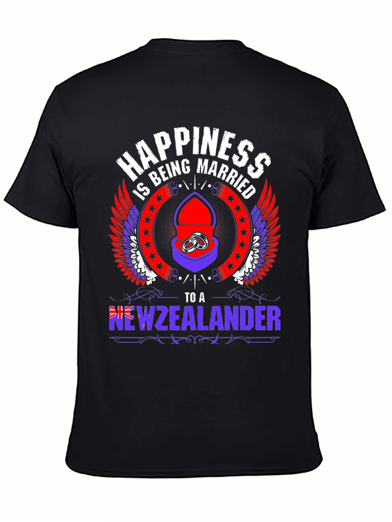 Happiness Being Married To A New Zealander Graphic Tee