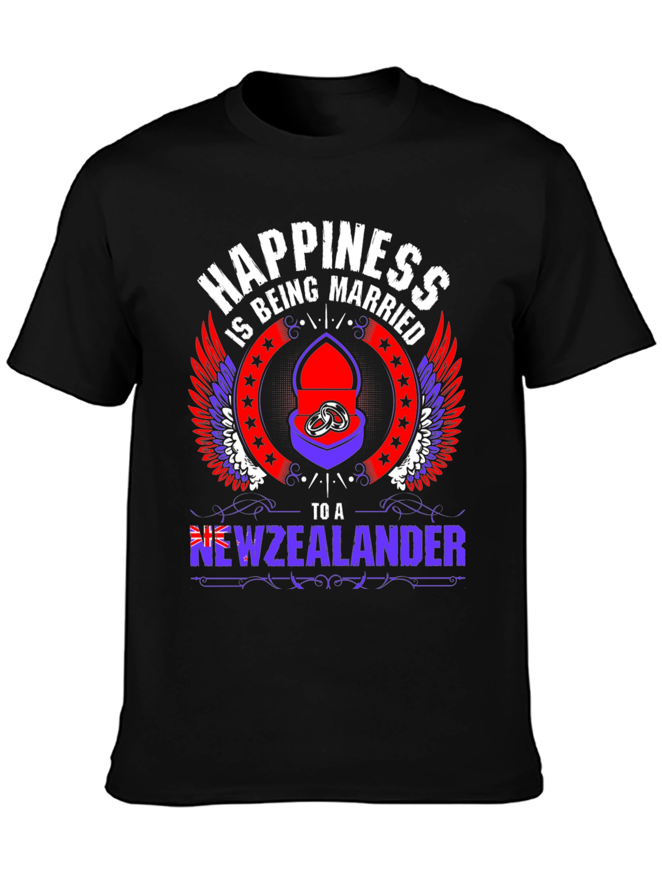 Happiness Being Married To A New Zealander Graphic Tee