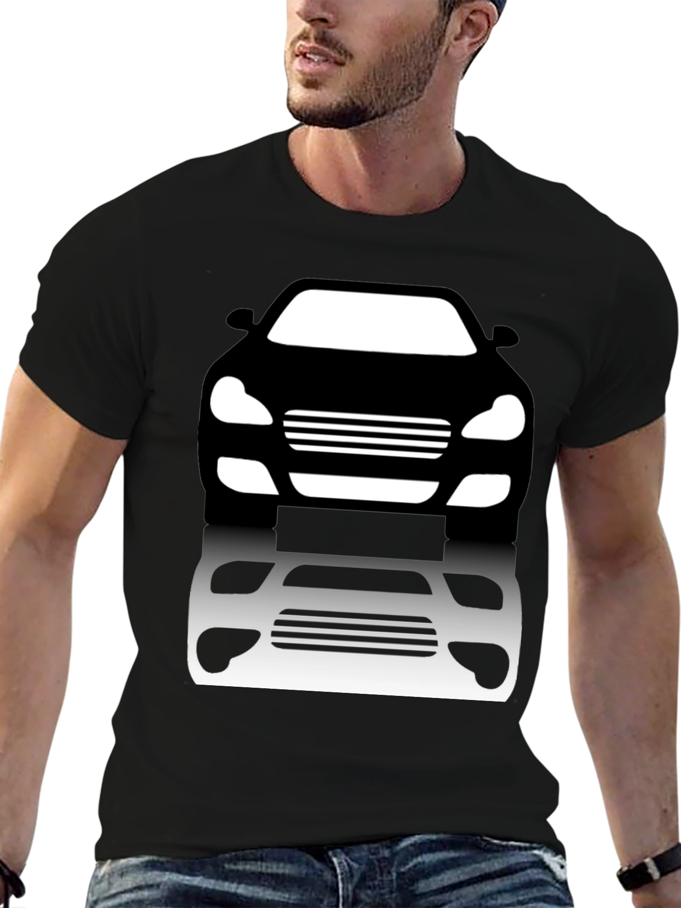 Car Silhouette T-Shirt - Automotive Enthusiast Tee