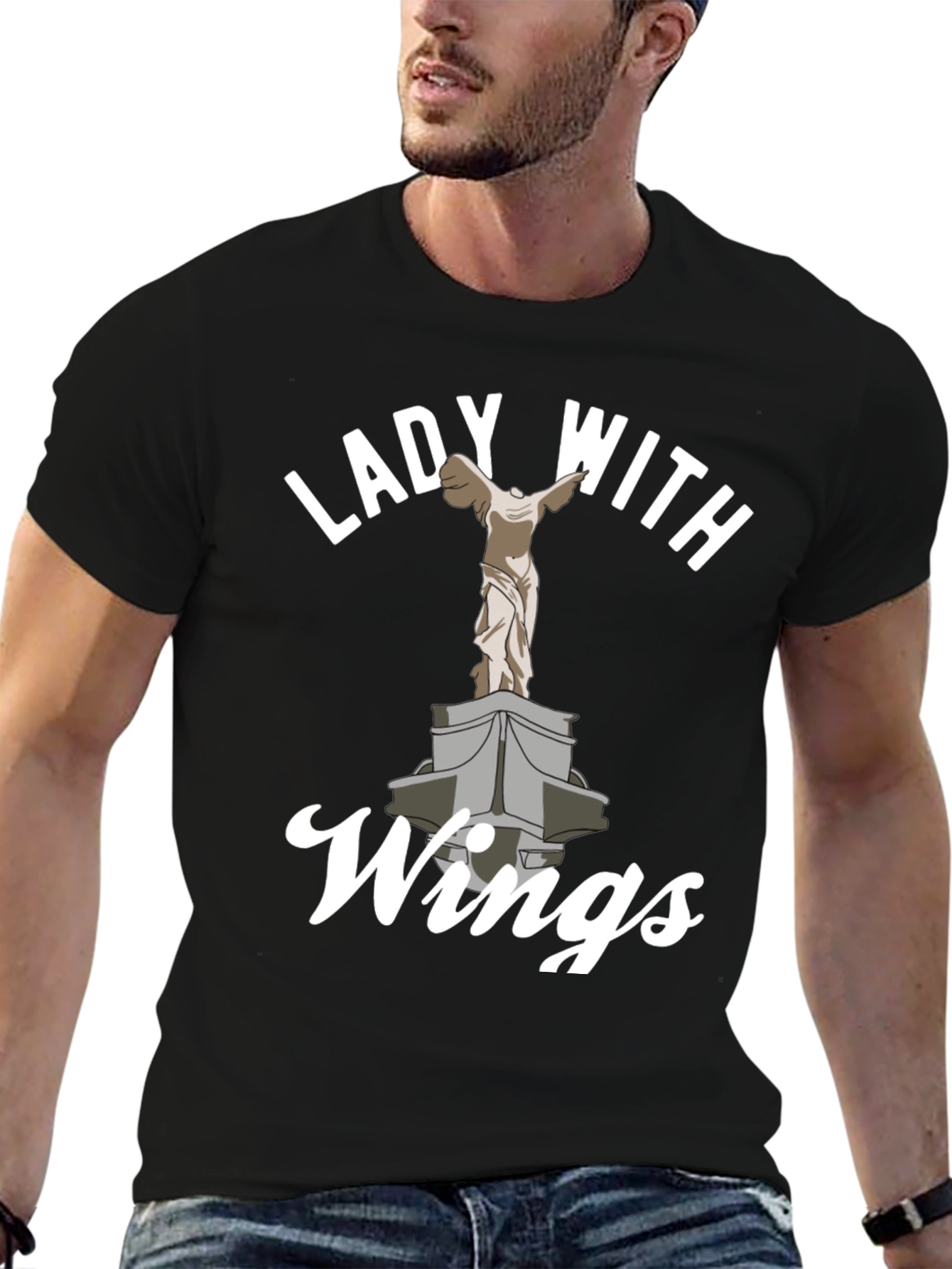 Lady with Wings Graphic Tee - Classic Fit