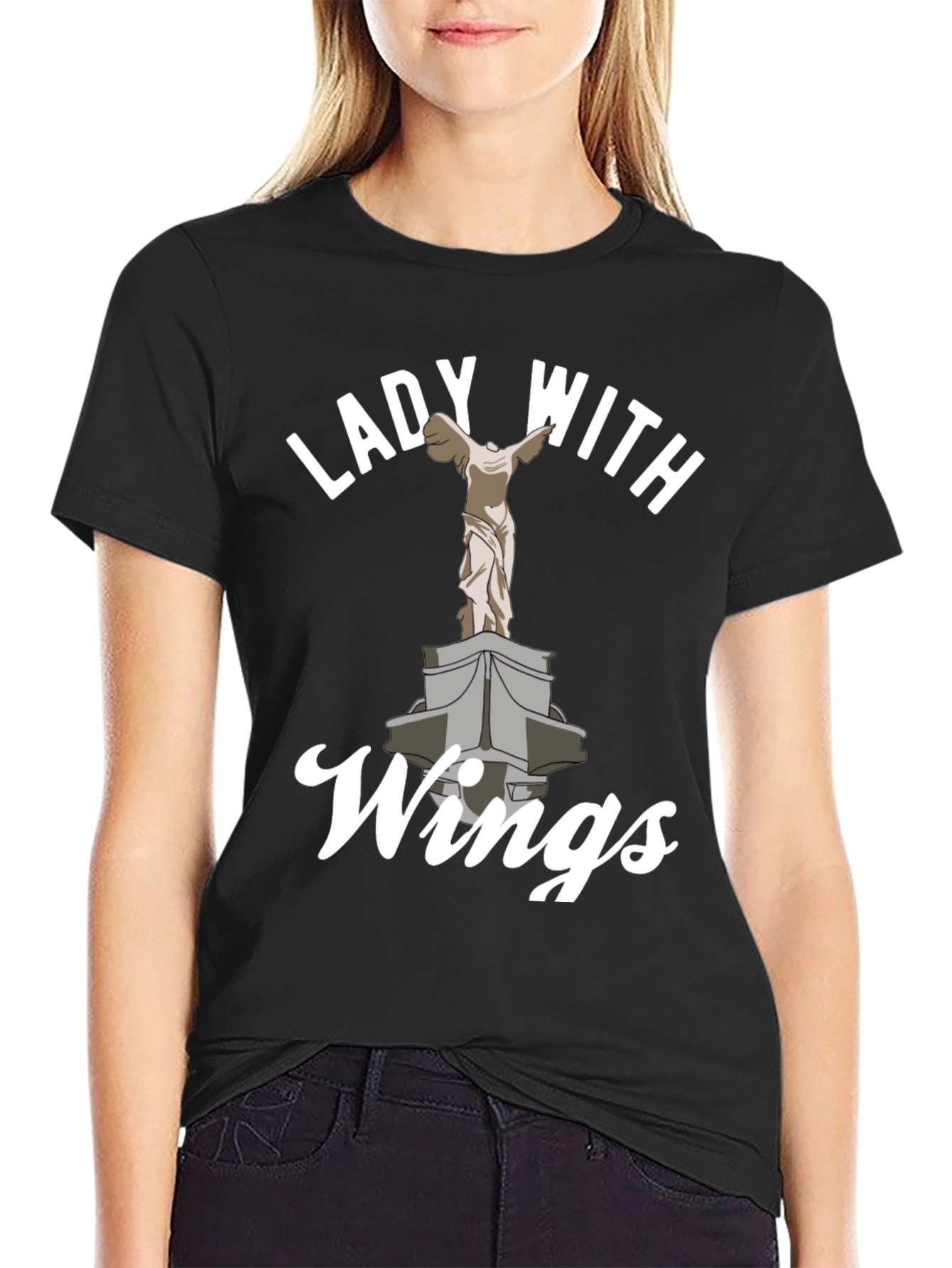 Lady with Wings Graphic Tee - Classic Fit