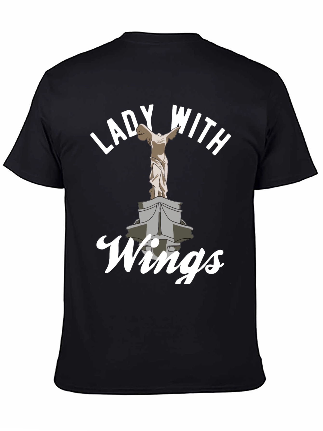 Lady with Wings Graphic Tee - Classic Fit