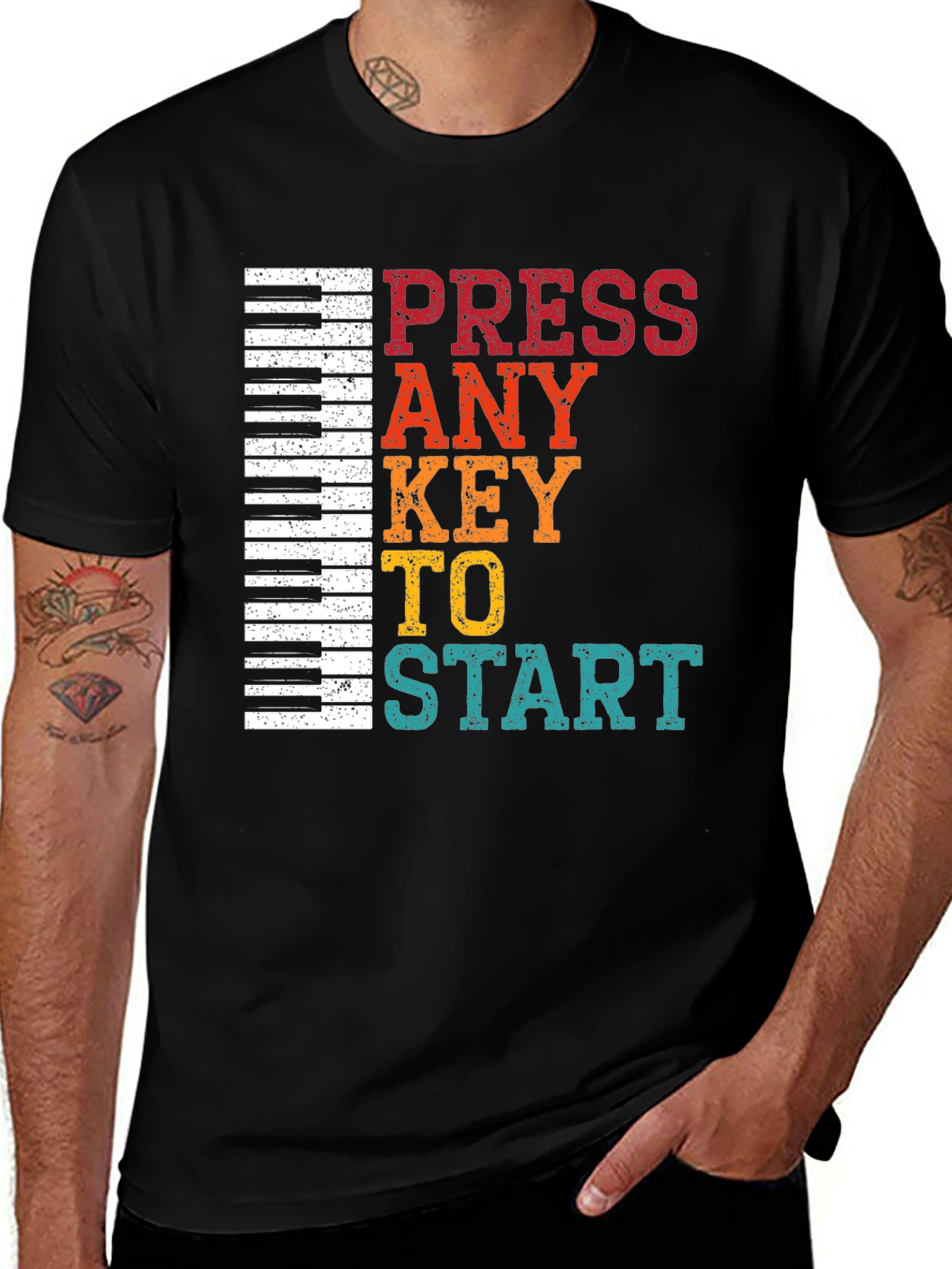 Press Any Key to Start T-Shirt