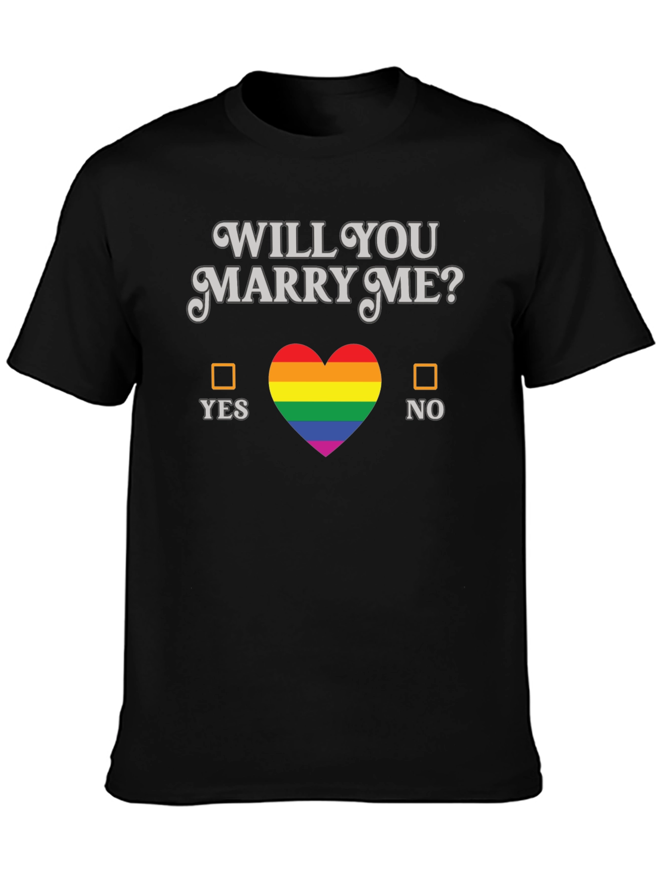 Will You Marry Me? LGBTQ+ Proposal T-Shirt