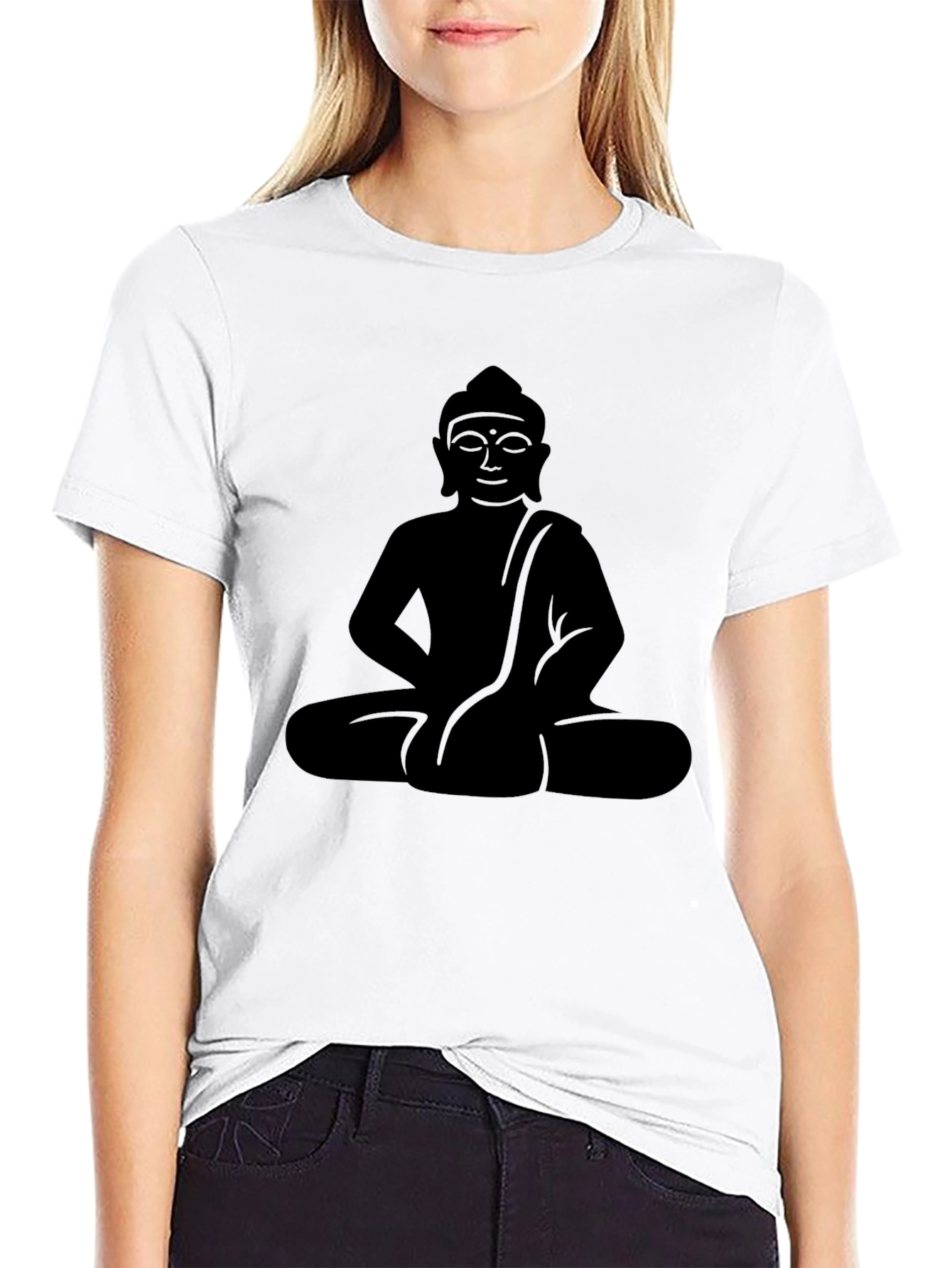 Buddha Graphic Tee - Classic Black T-Shirt